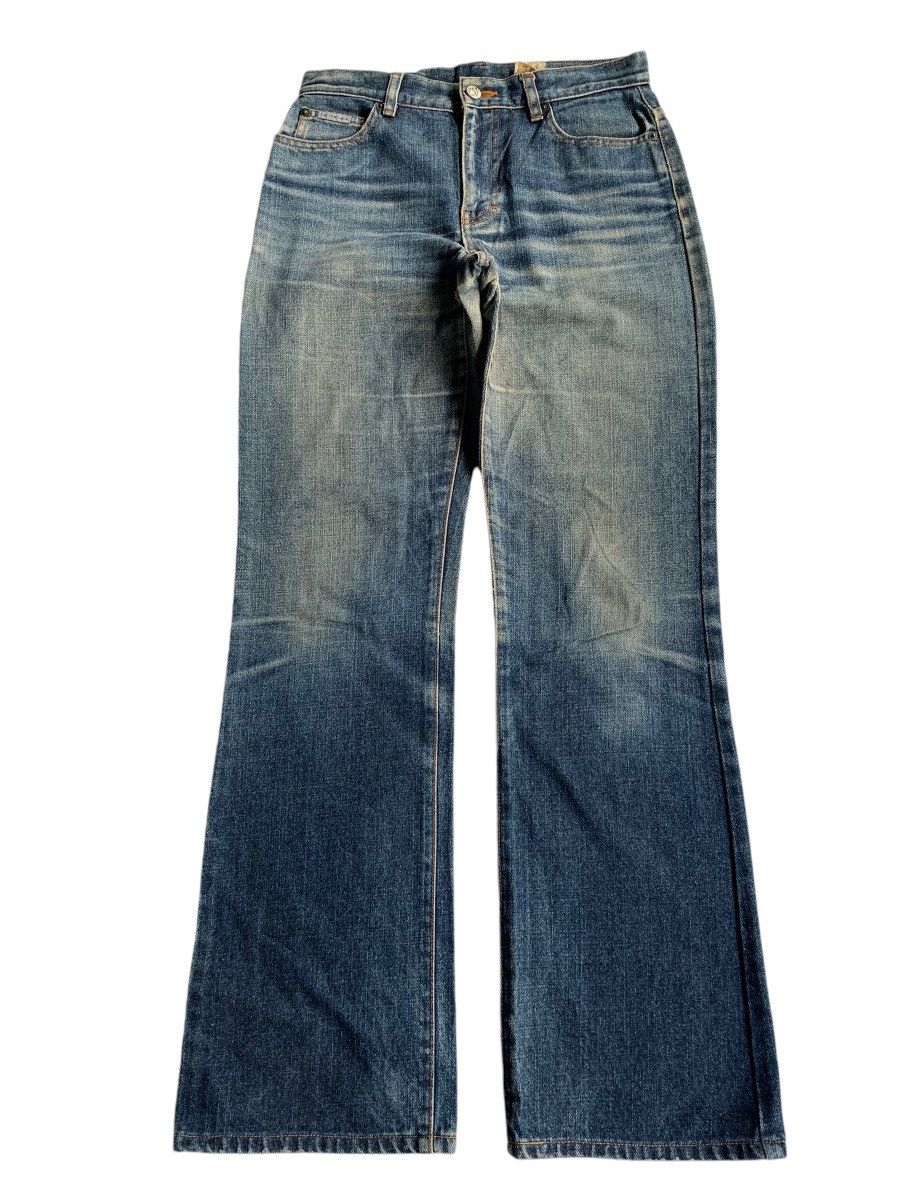 Japanese Brand × Kapital × Vintage Flare Calvin Klein Jeans Punk Style Faded Distressed Denim Size US 29 - 2 Thumbnail
