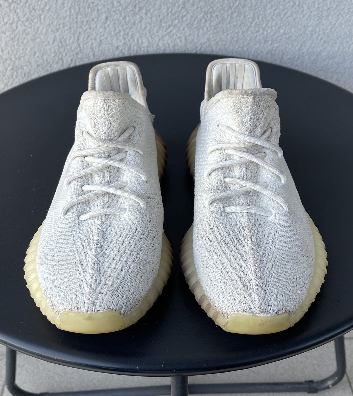 Adidas 2017 Adidas Yeezy Boost 350 v2 Cream/Triple White Shoes Size US 5.5 / IT 35.5 - 3 Thumbnail