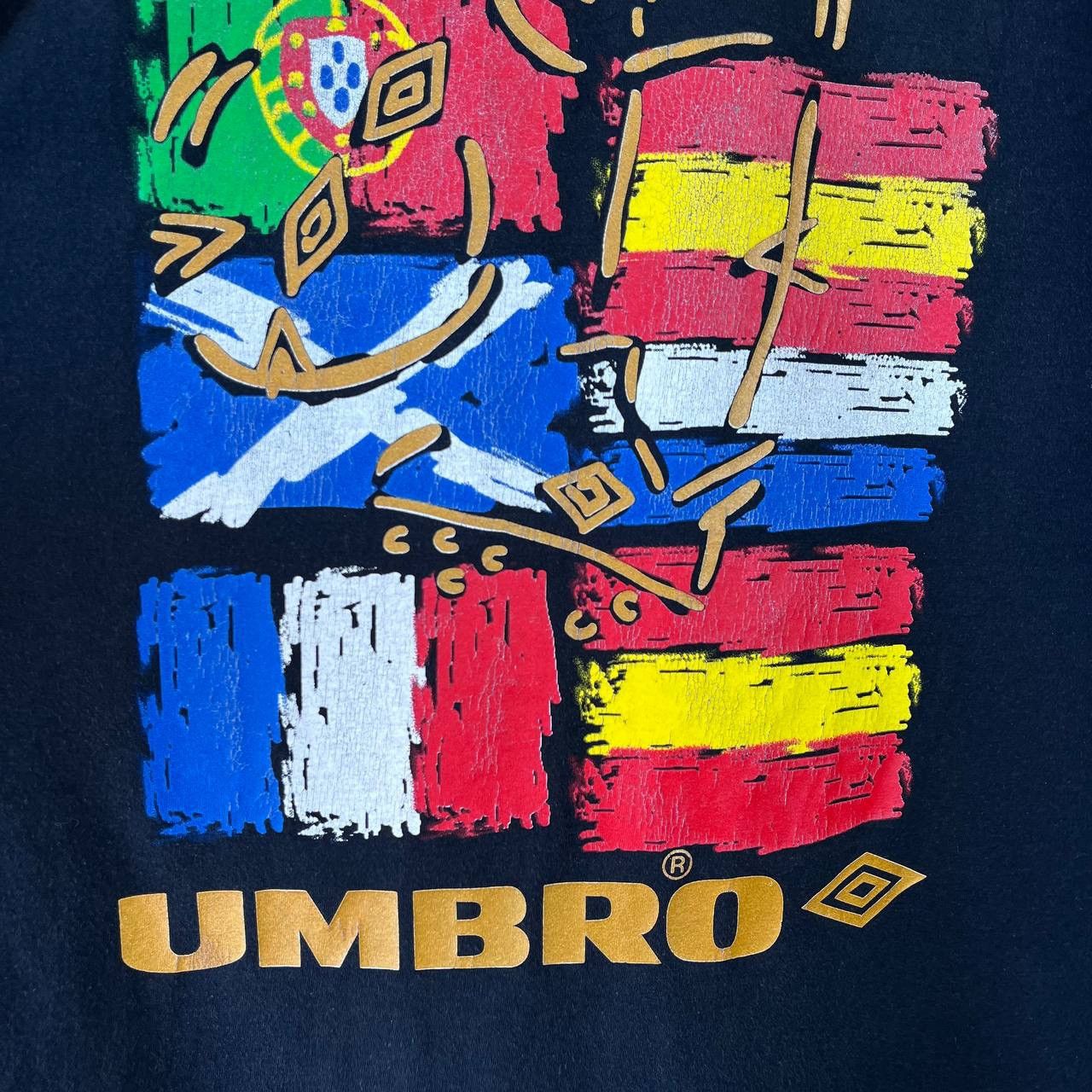 Vintage Vintage 1996 Umbro UEFA Euro England Football T Shirt Size US M / EU 48-50 / 2 - 4 Thumbnail