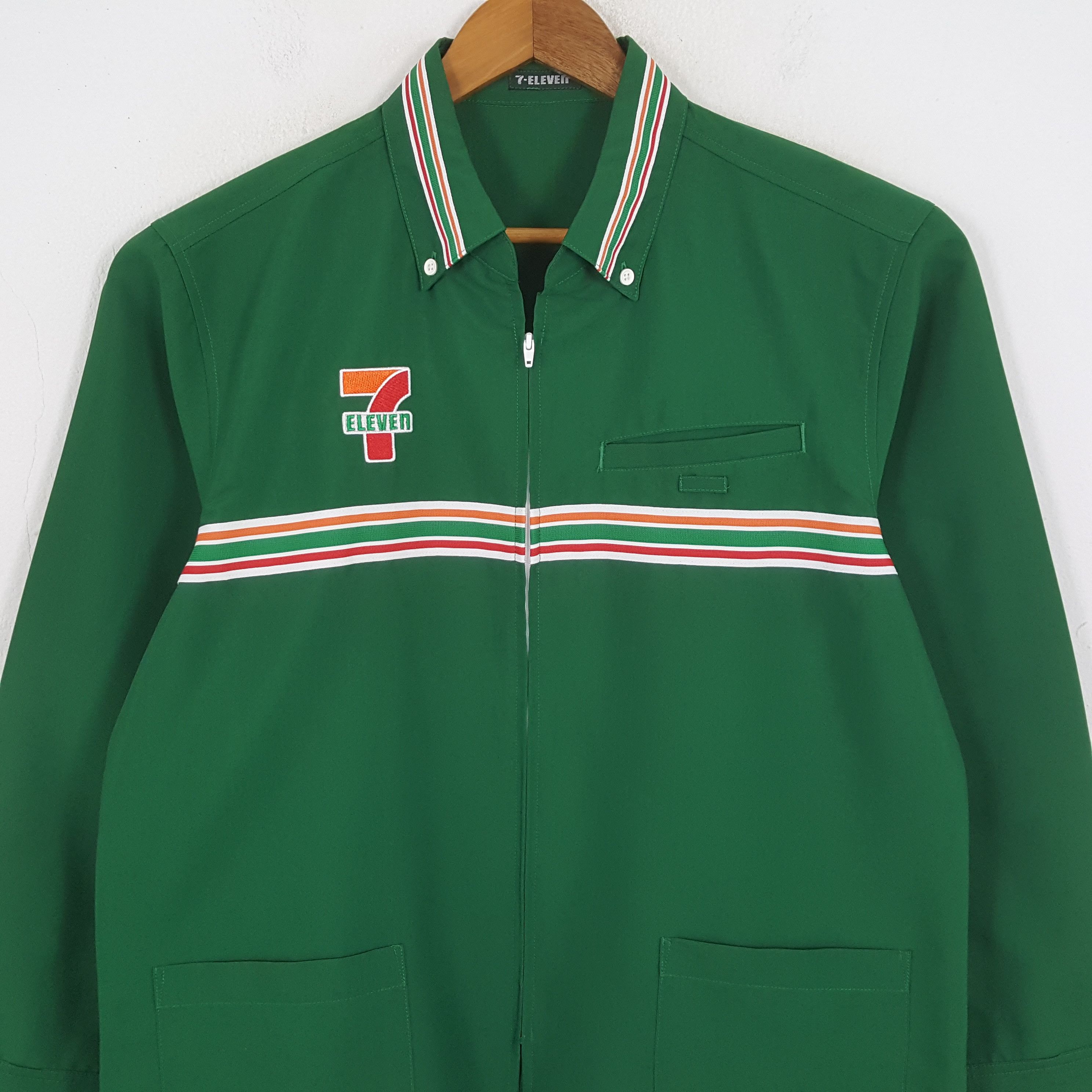 Japanese Brand × Vintage Vintage 7-ELEVEn Japanese Workers Uniform Jacket Size US L / EU 52-54 / 3 - 4 Thumbnail