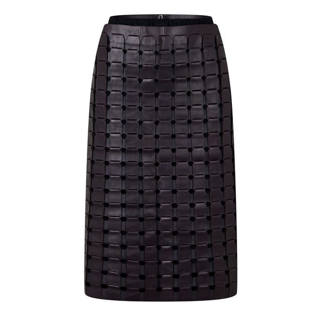 Bottega Veneta Bottega Veneta Bv Leather Skirt Size 28" / US 6 / IT 42 - 1 Thumbnail