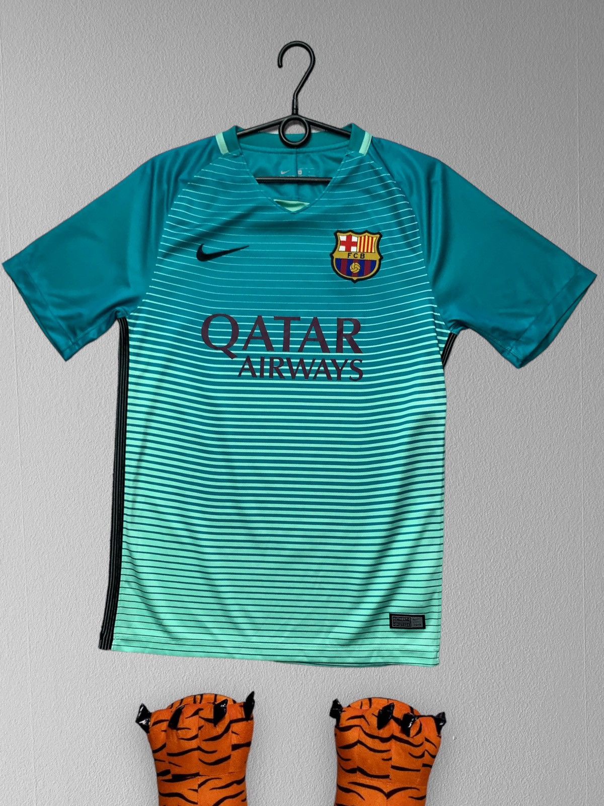Nike Barcelona Soccer jersey Nike away rare Grailed