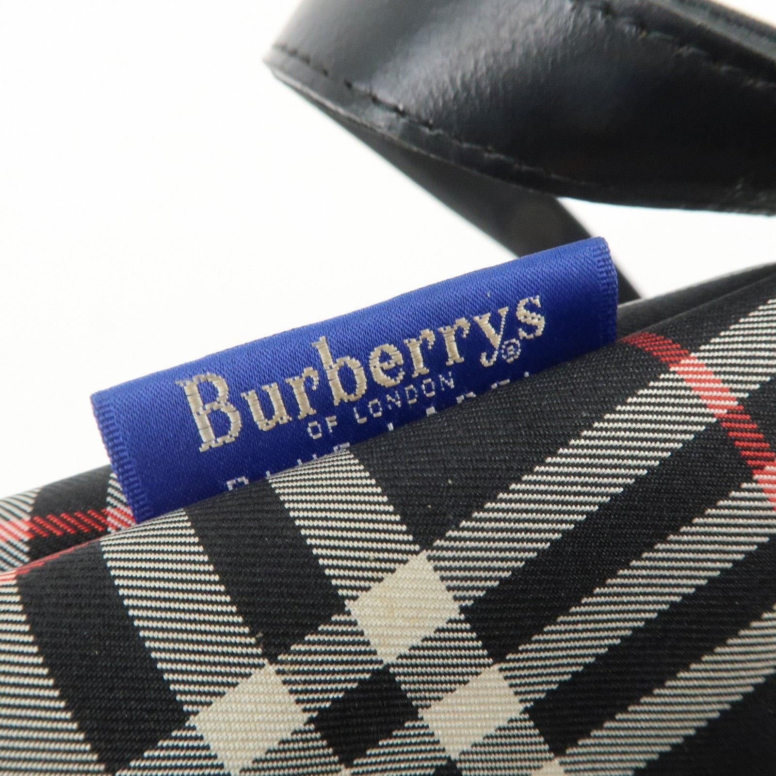 Burberry Burberry Blue Label Nova Plaid Nylon Shoulder Bag Black Size ONE SIZE - 8 Thumbnail
