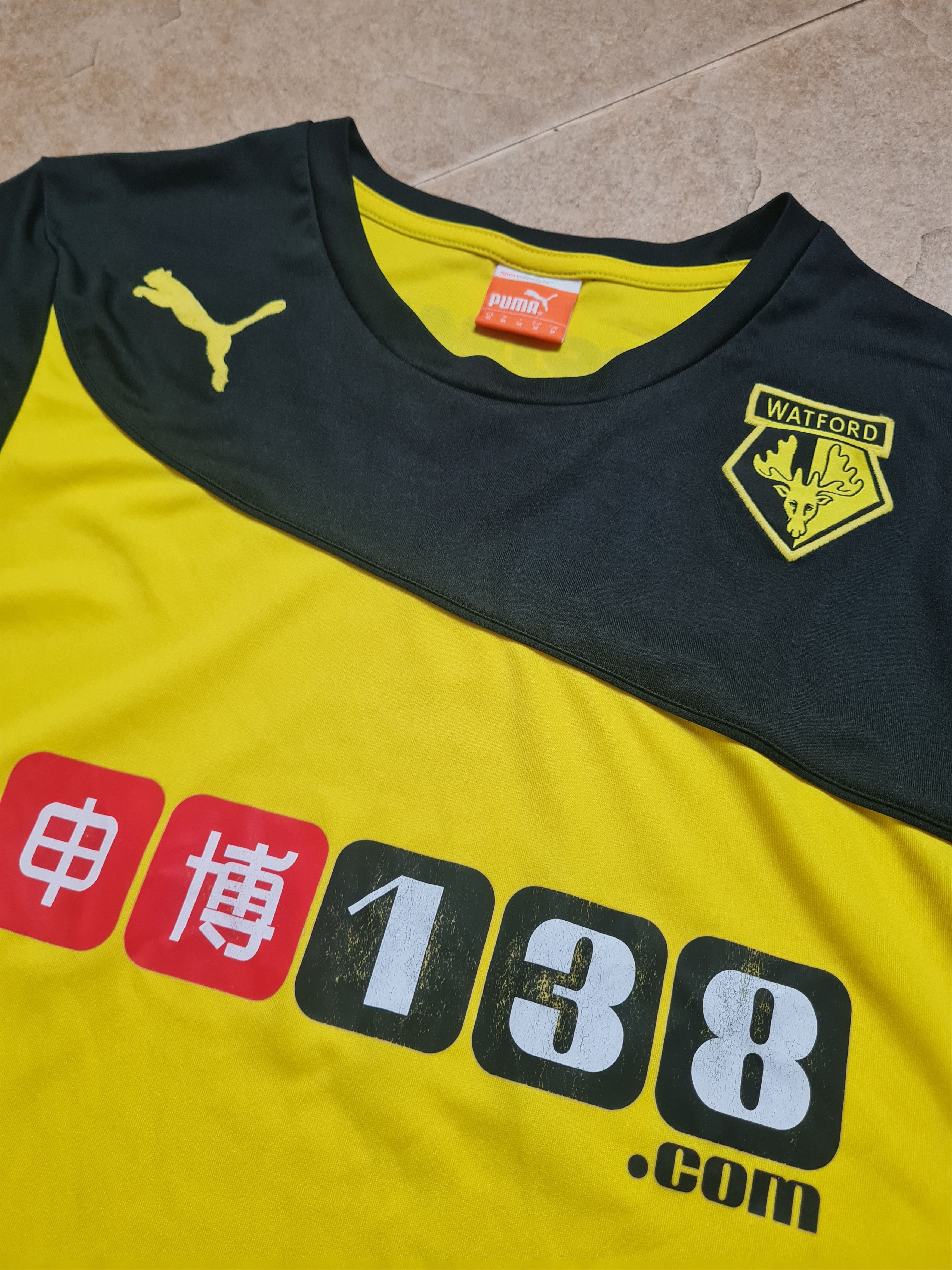 Puma Jersey Puma WATFORD ENGLAND 2013/2014 HOME FOOTBALL SHIRT Size US M / EU 48-50 / 2 - 10 Thumbnail