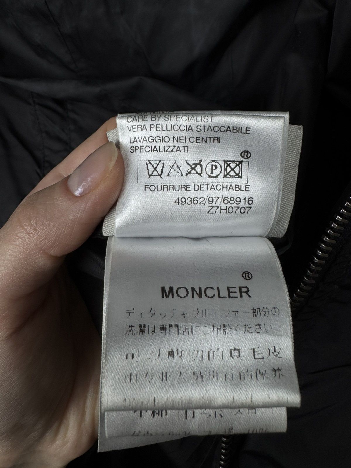Moncler Moncler Black real fur long down jacket women’s size 0 Size XS / US 0-2 / IT 36-38 - 22 Thumbnail