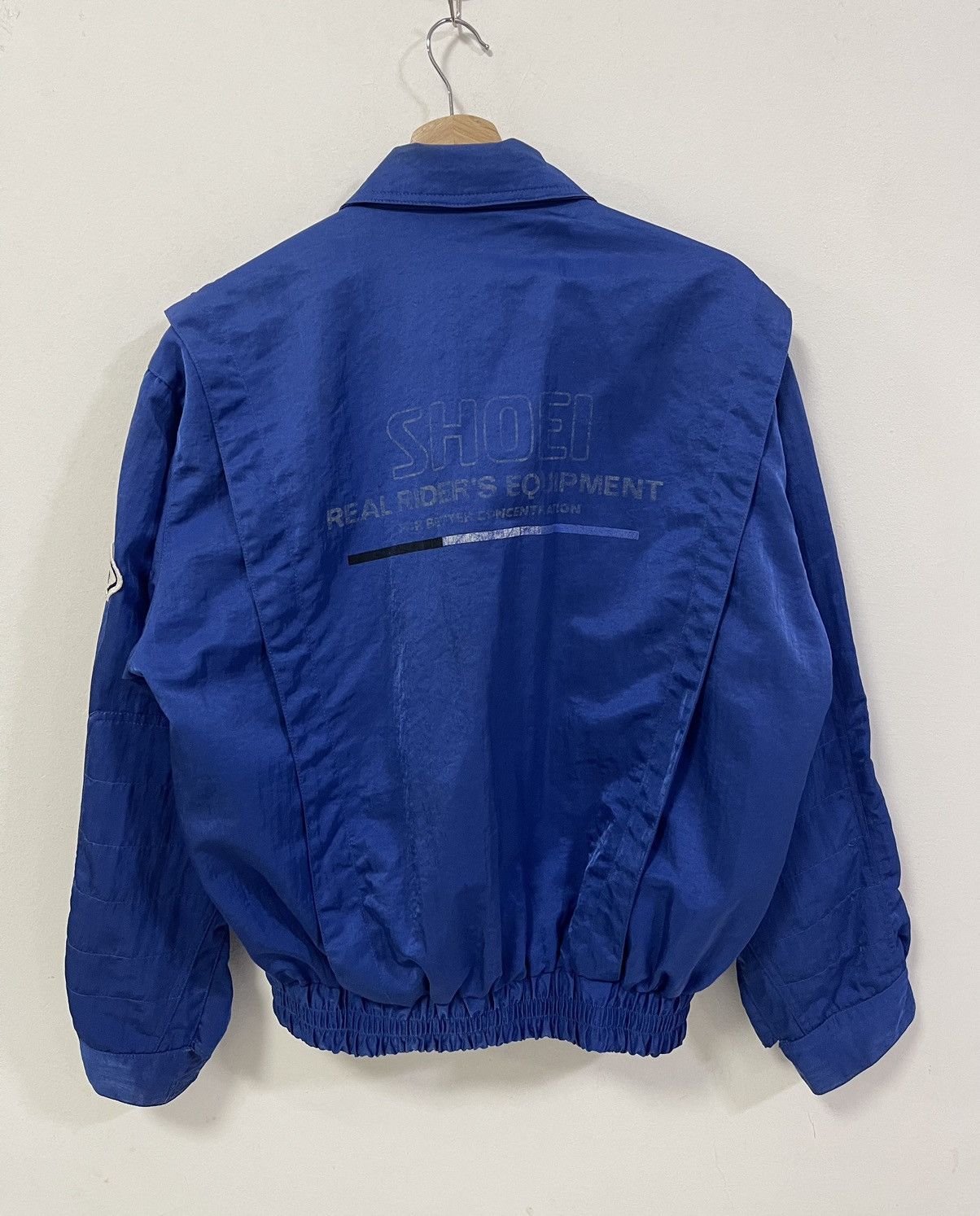 Vintage Shoei Real Rider Equipment Patches Light Jacket