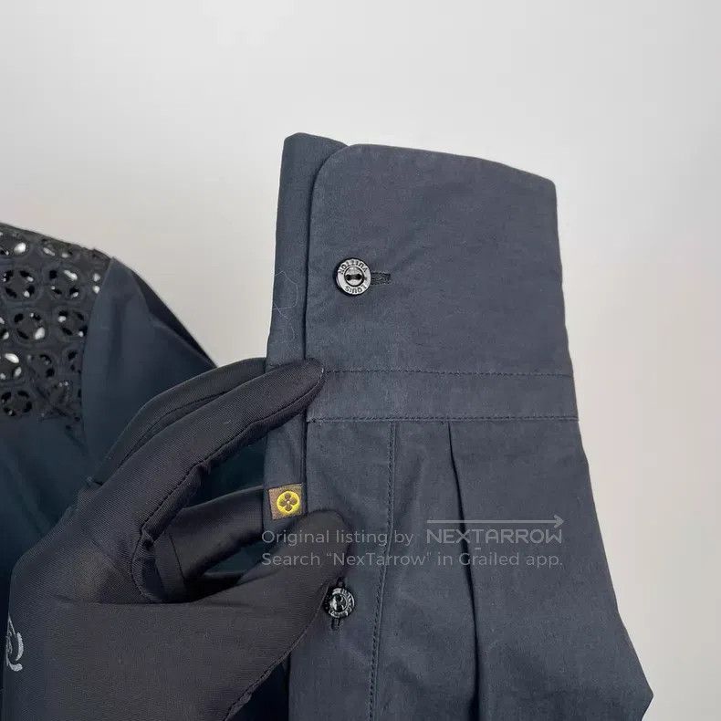 Louis Vuitton Louis Vuitton Black Long Shoulder Embroidered Shirt Dress Size XS / US 0-2 / IT 36-38 - 4 Thumbnail