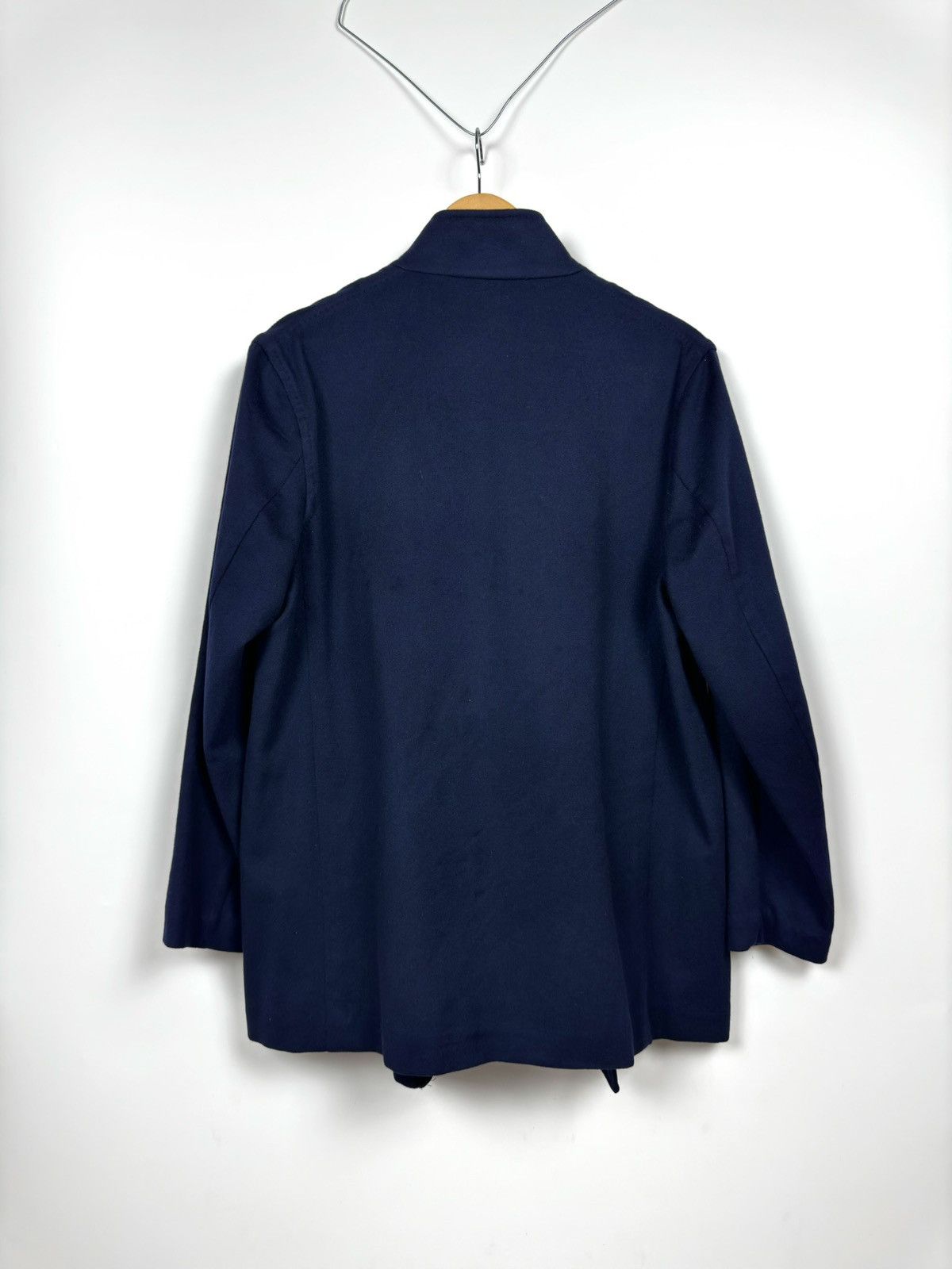 Loro Piana Loro Piana Cashmere&Wool Navy Coat Size L / US 10 / IT 46 - 11 Thumbnail