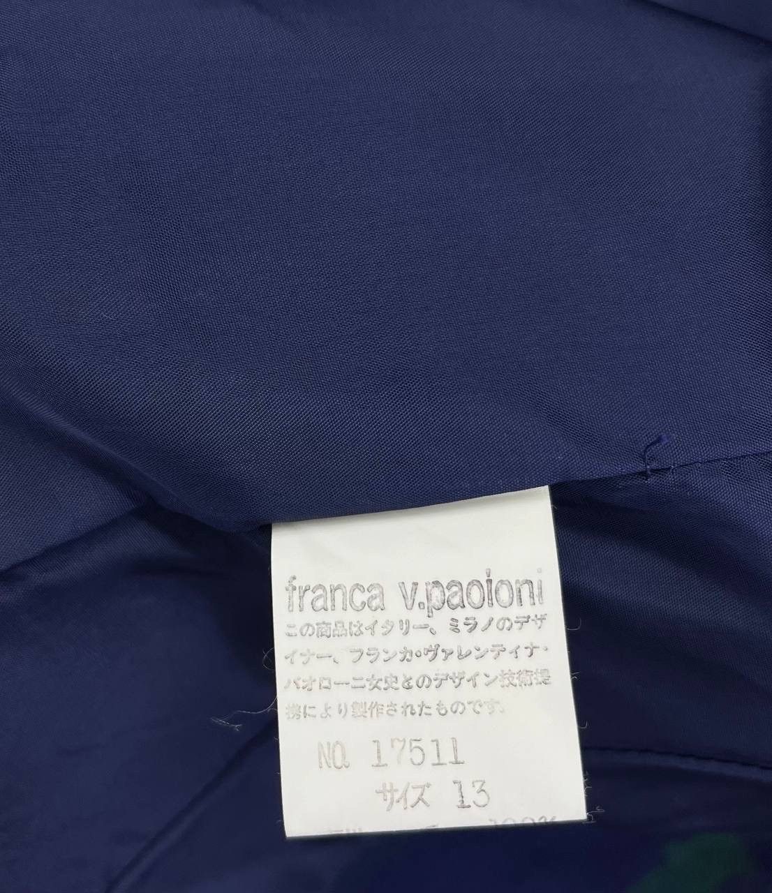Paoloni Vintage Franca v. Paoloni Shadow Plaids Blazer Coat Jacket Size M / US 6-8 / IT 42-44 - 8 Thumbnail