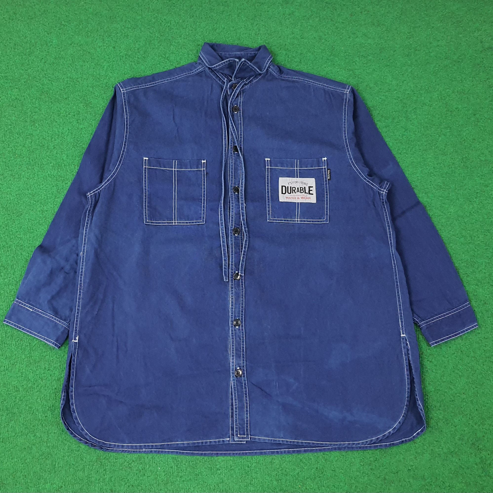 Y's Vintage Y's for Living by Yohji Corduroy Shacket C248N22 Size US XL / EU 56 / 4 - 1 Thumbnail