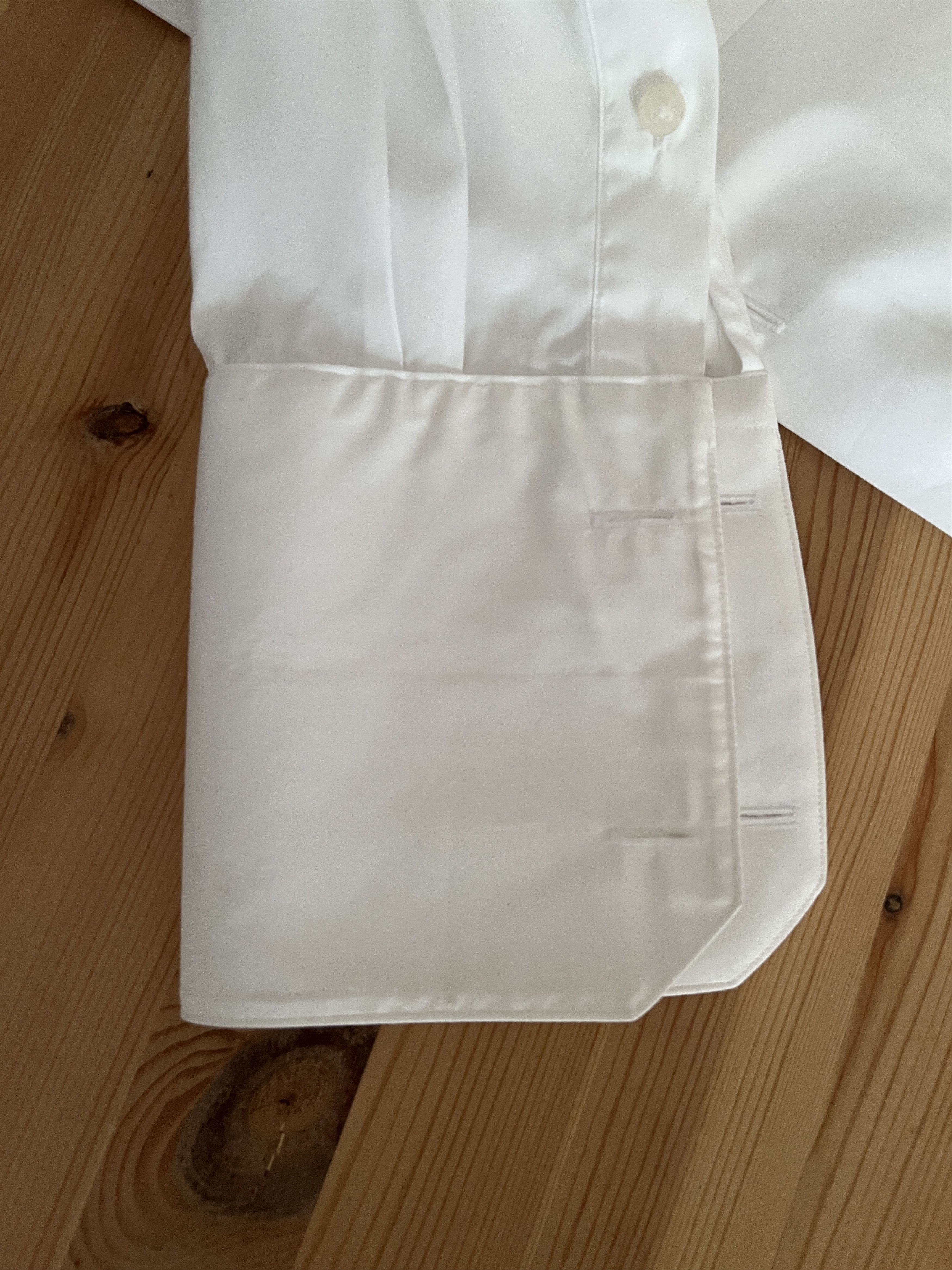 Saks Fifth Avenue Saks Fifth Avenue French Cuff Tuxedo Shirt 14.5 Size 36R - 5 Thumbnail