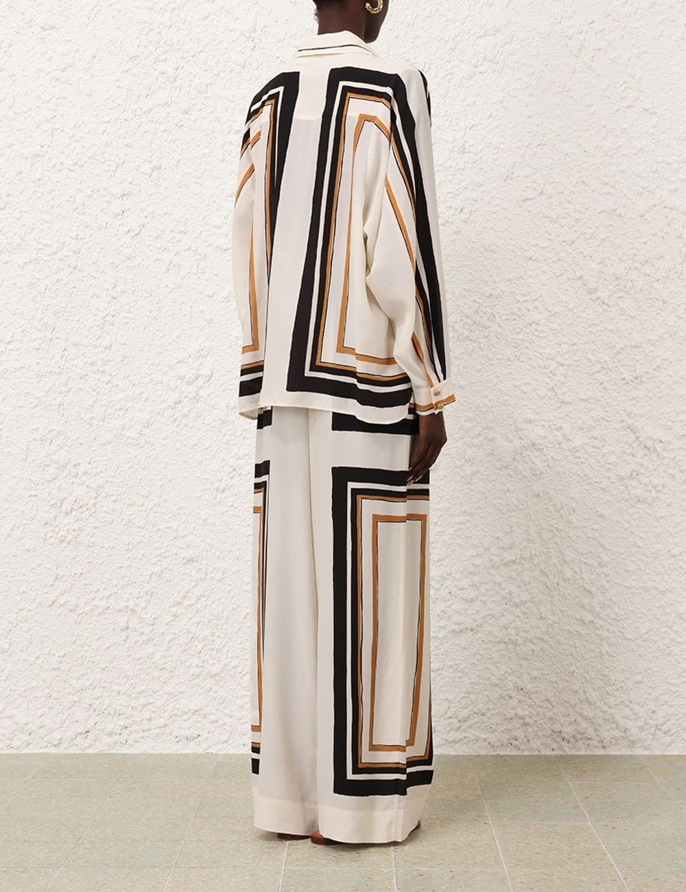 Zimmermann oc11z1025 Oversized Shirt in Multicolor Size S / US 4 / IT 40 - 4 Thumbnail