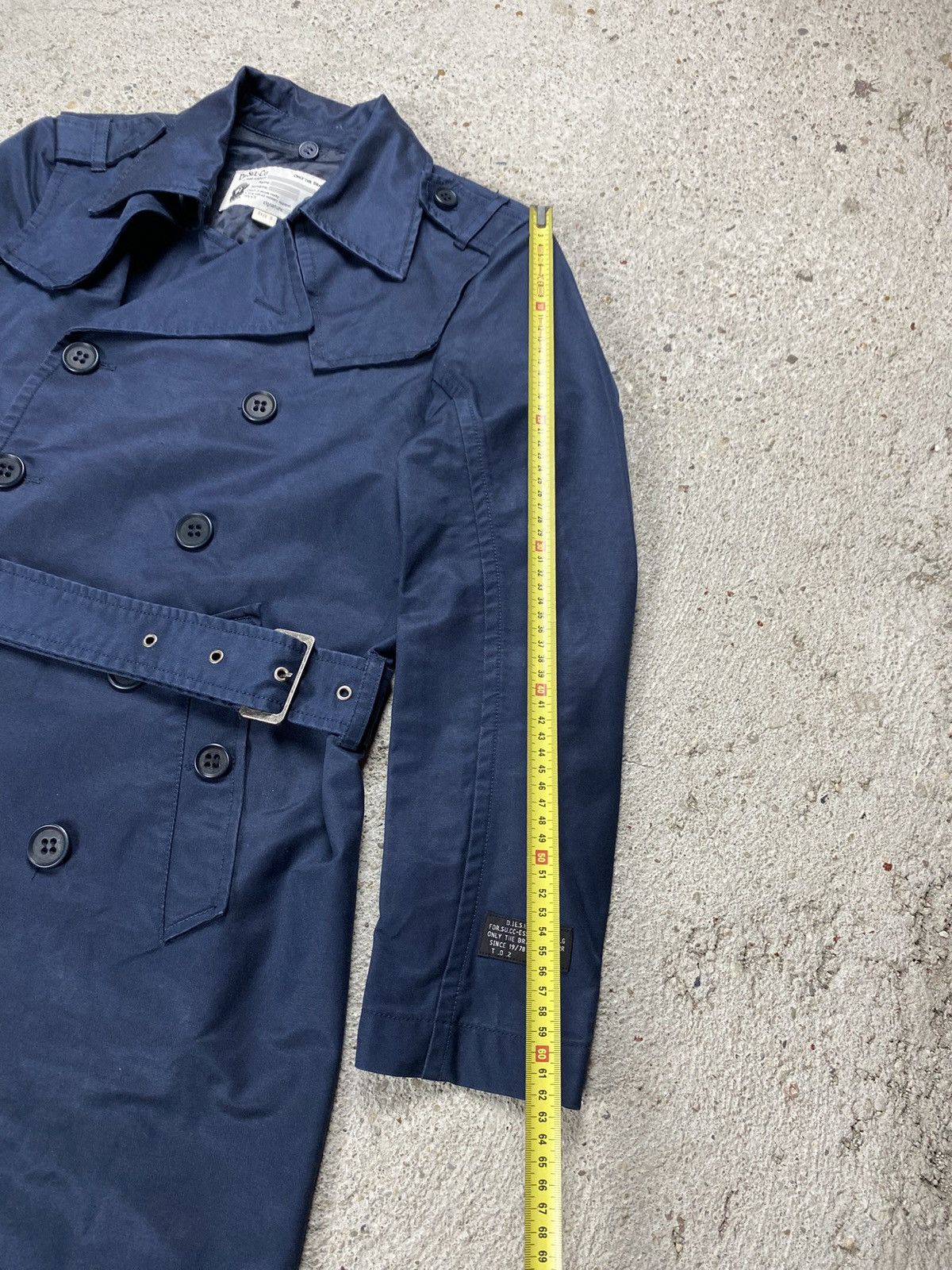 Diesel Diesel coat trench italy navy long Size S / US 4 / IT 40 - 15 Thumbnail