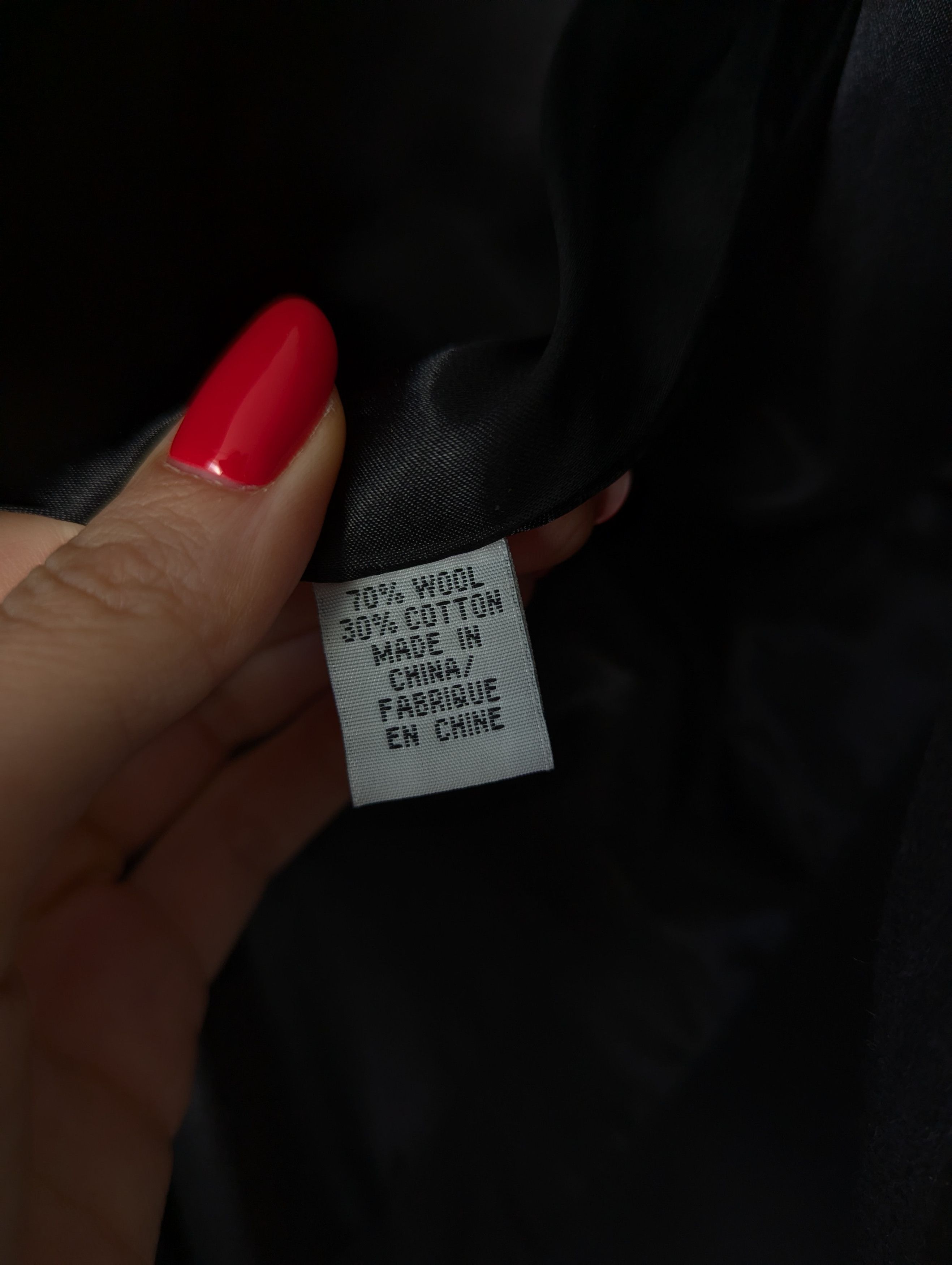 Chloe Chloé Wool Black Coat Detachable Fur Collar Size XS / US 0-2 / IT 36-38 - 17 Thumbnail