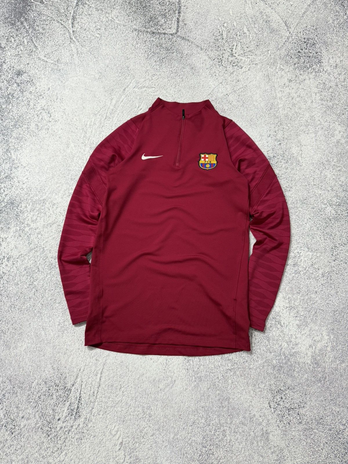 Nike Nike FC Barcelona Training Long Sleeve Soccer Jersey Size US S / EU 44-46 / 1 - 1 Thumbnail