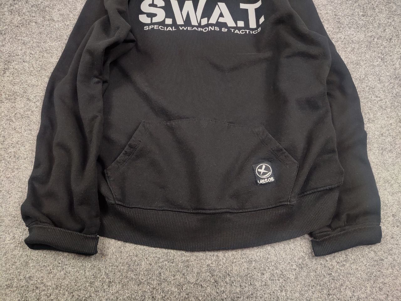 Japanese Brand Vintage S.W.A.T. Logo Black Classic Hoodie Y2K Style Size US L / EU 52-54 / 3 - 10 Thumbnail