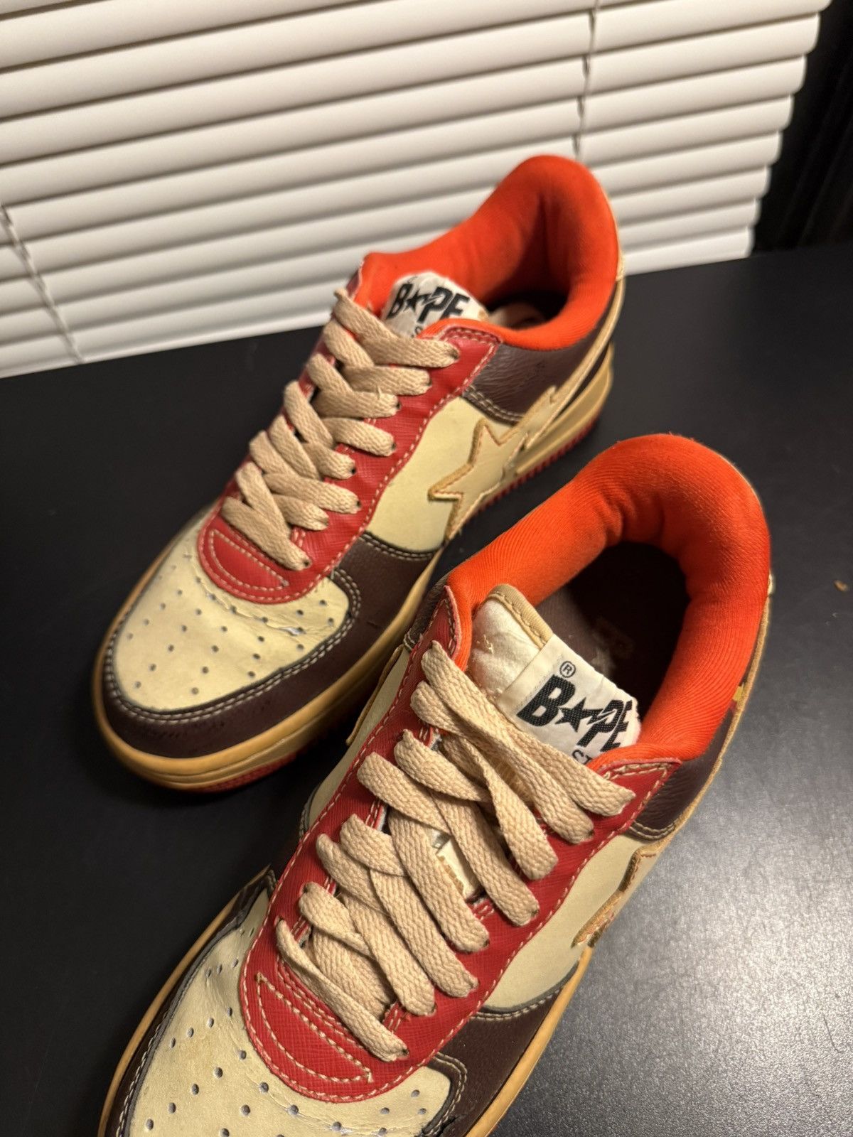 Bape Bapesta College Dropout Kanye Size 6.5 Size US 6.5 / EU 39-40 - 17 Thumbnail