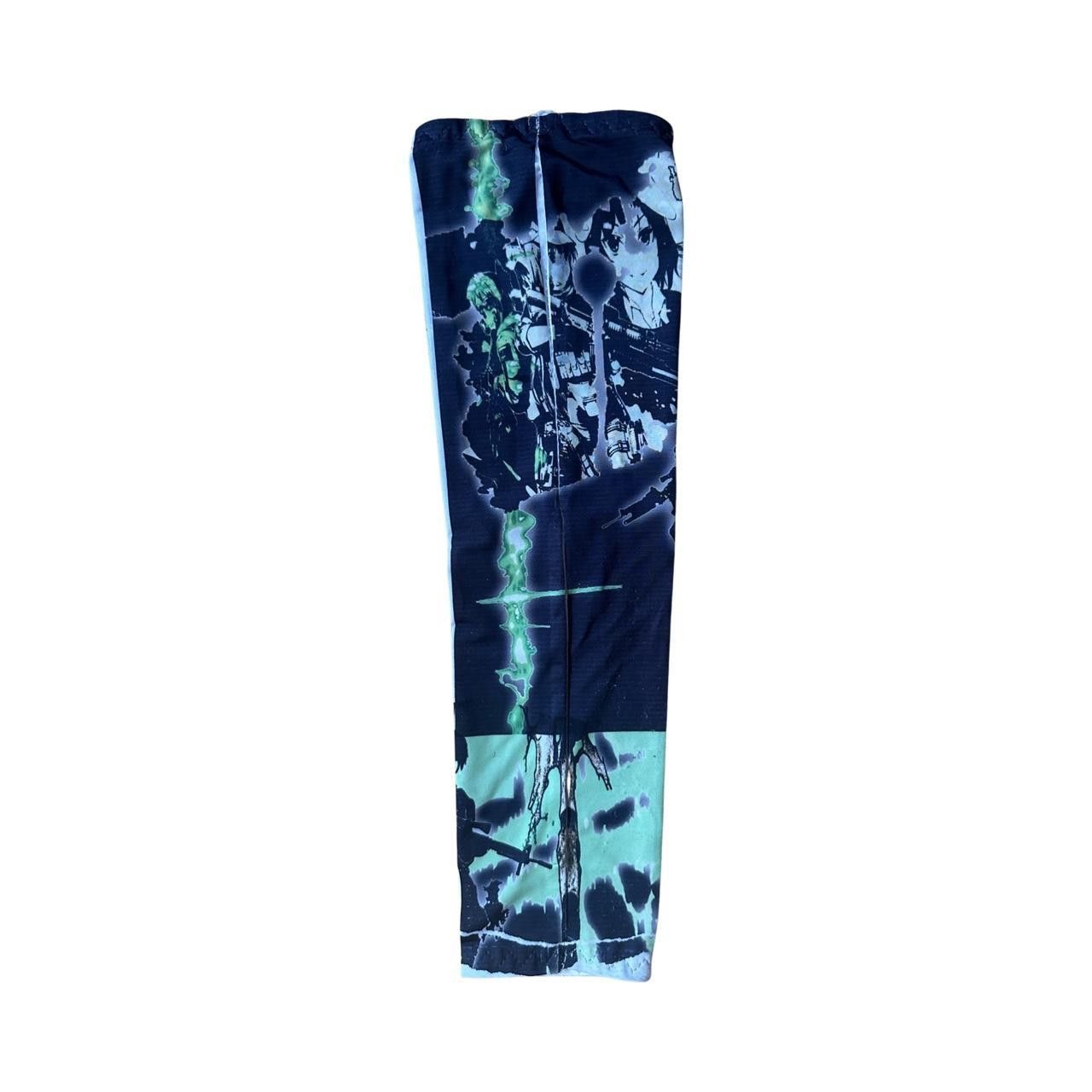 Other Custom Black & Green Graphic Lycra Sports Sleeve Size ONE SIZE - 5 Thumbnail