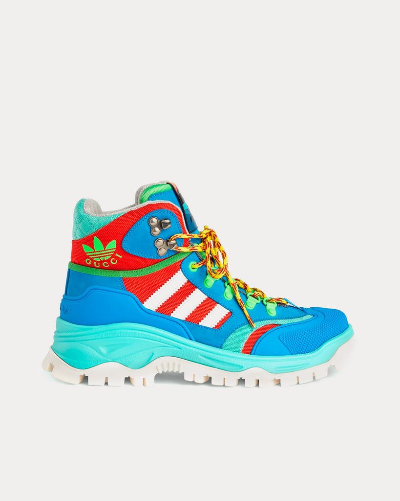 image of X Adidas Hiking Lace Up Boots in Blue, Women's (Size 12)