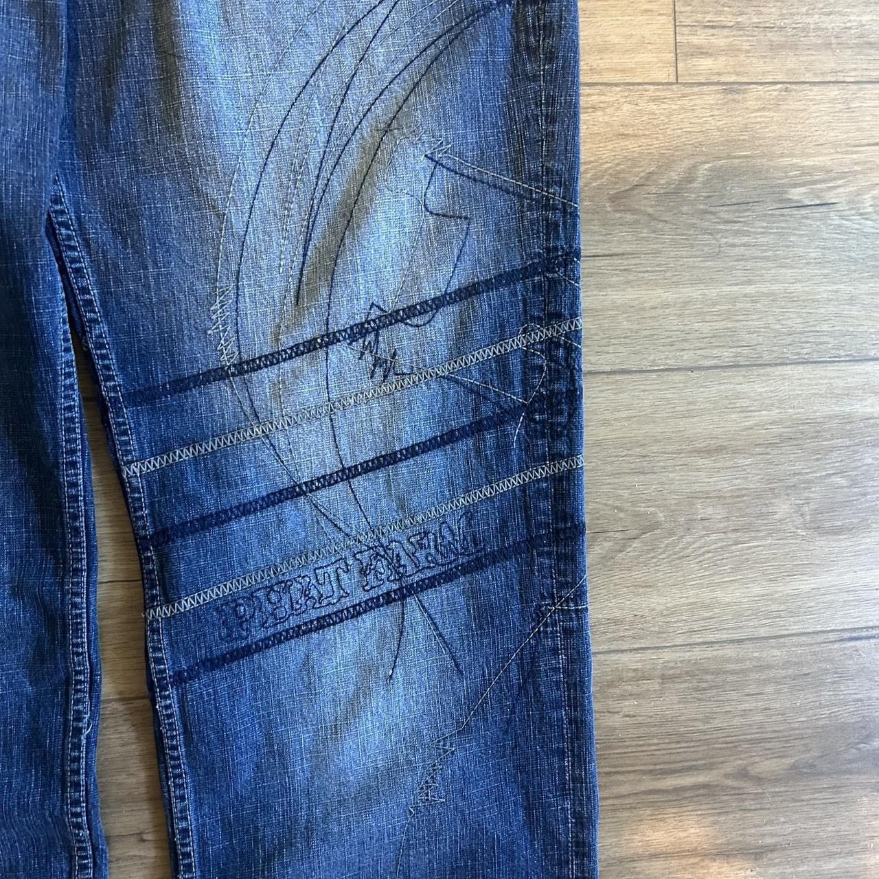 Phat Farm Grail Phat farm baggy embroidered jeans Size US 38 / EU 54 - 3 Thumbnail