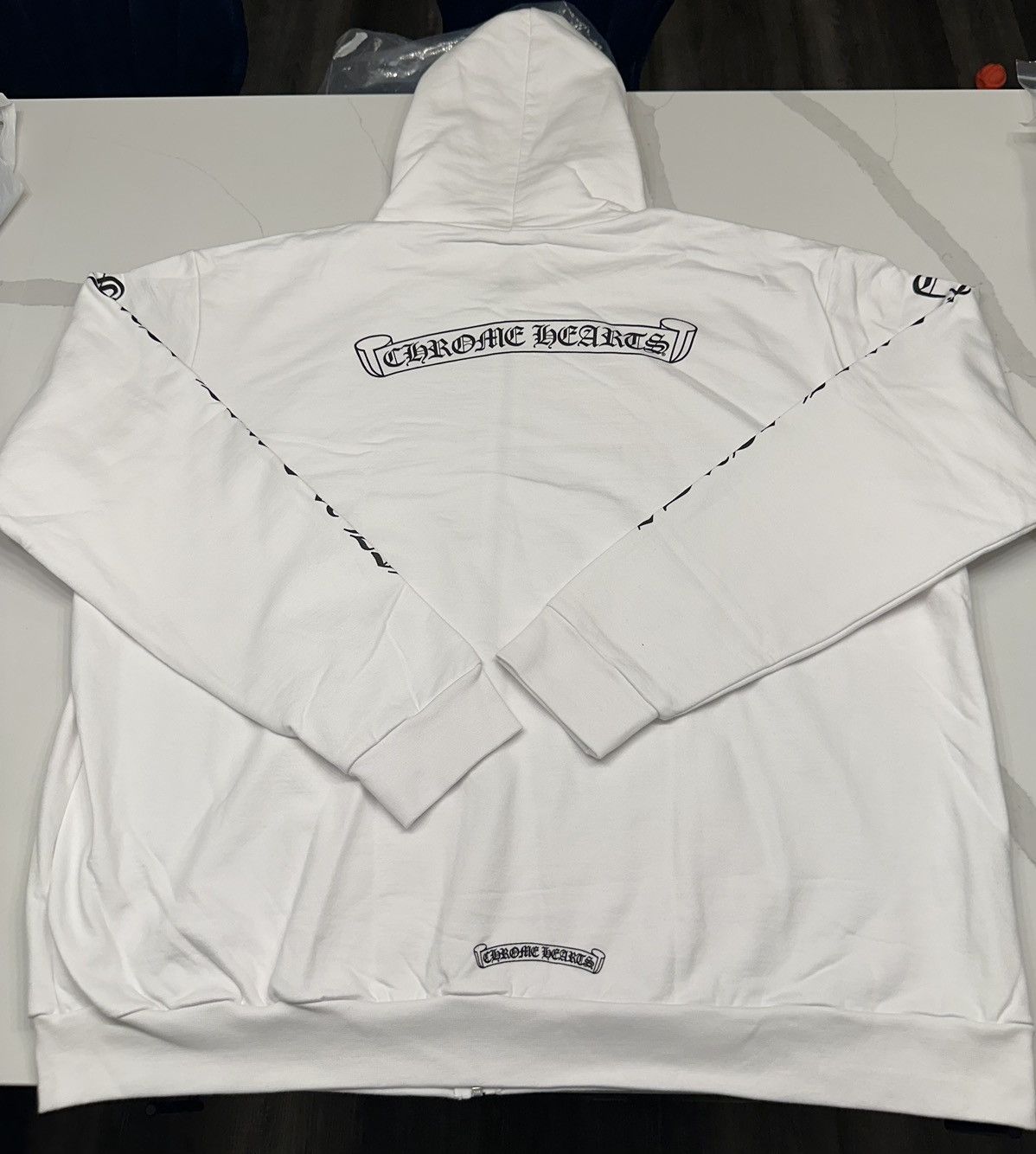 Chrome Hearts 🔥Chrome Hearts Thermal Zip-up Hoodie🔥 Size US XXL / EU 58 / 5 - 2 Thumbnail