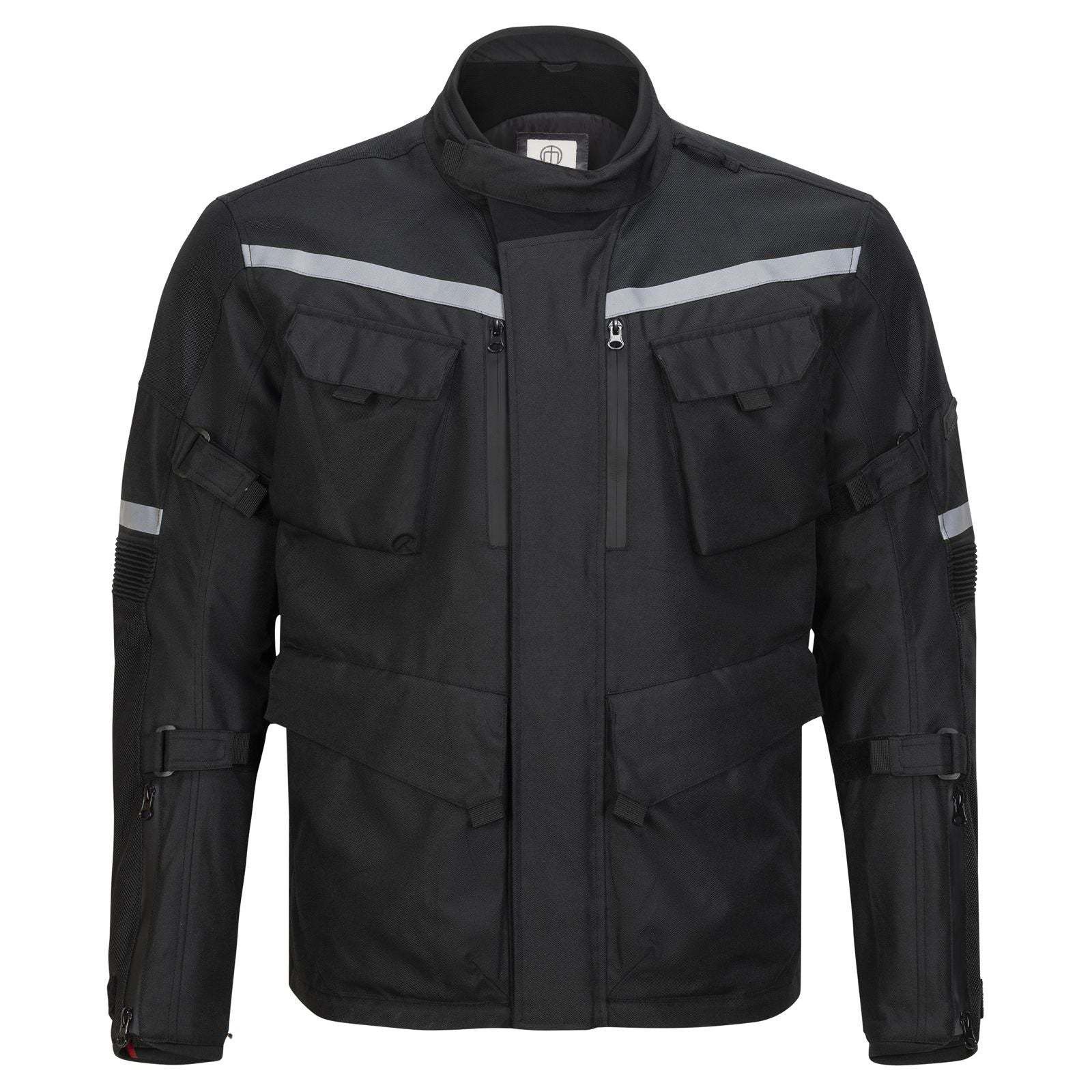 image of Moto Boken Waterproof Adventure Jacket in Black, Men's (Size Medium)