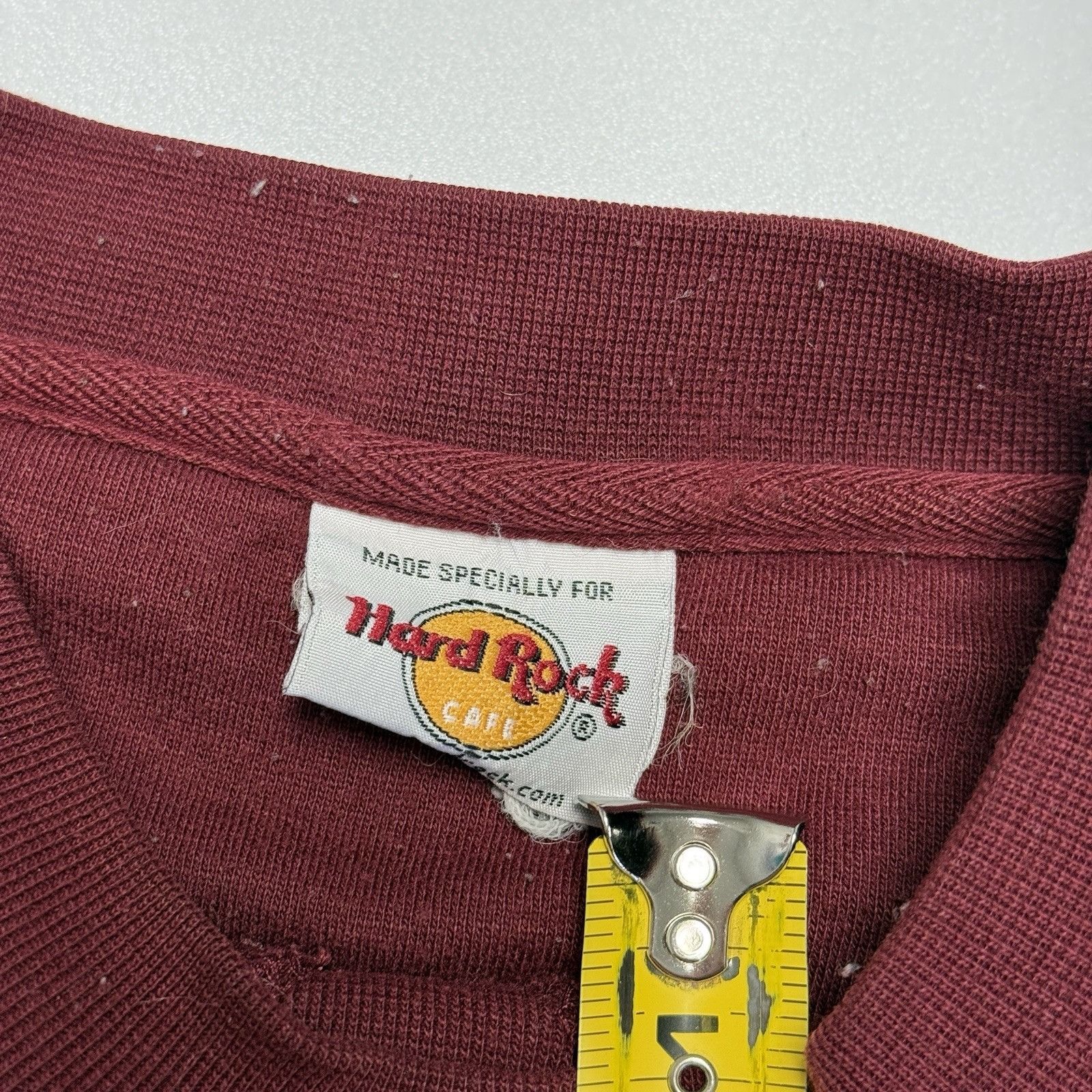 Hard Rock Cafe × Vintage Vintage Hard Rock Cafe Sweatshirt Mens Large Red Niagara Fal Size US L / EU 52-54 / 3 - 15 Thumbnail