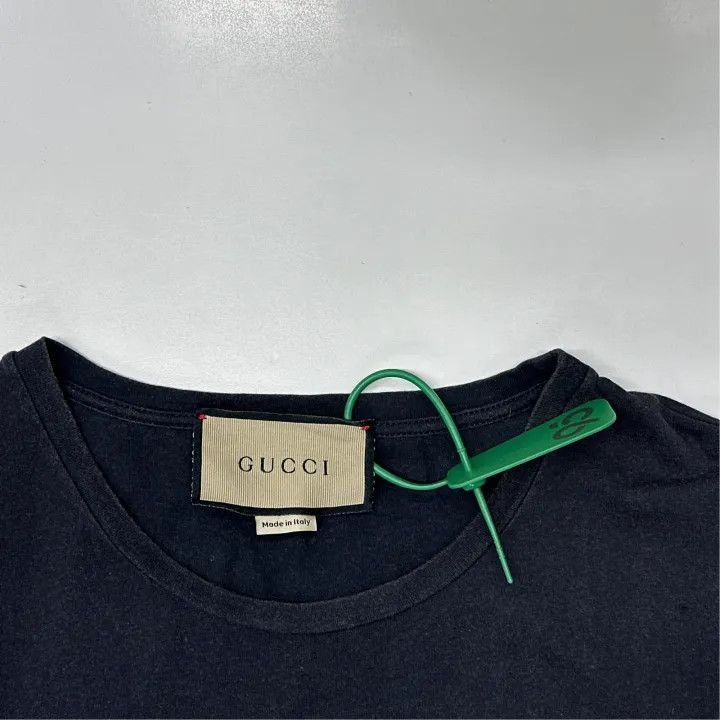 Gucci Gucci Gucci Black Logo Print Short Sleeve T-Shirt -2506 Size US XL / EU 56 / 4 - 6 Thumbnail
