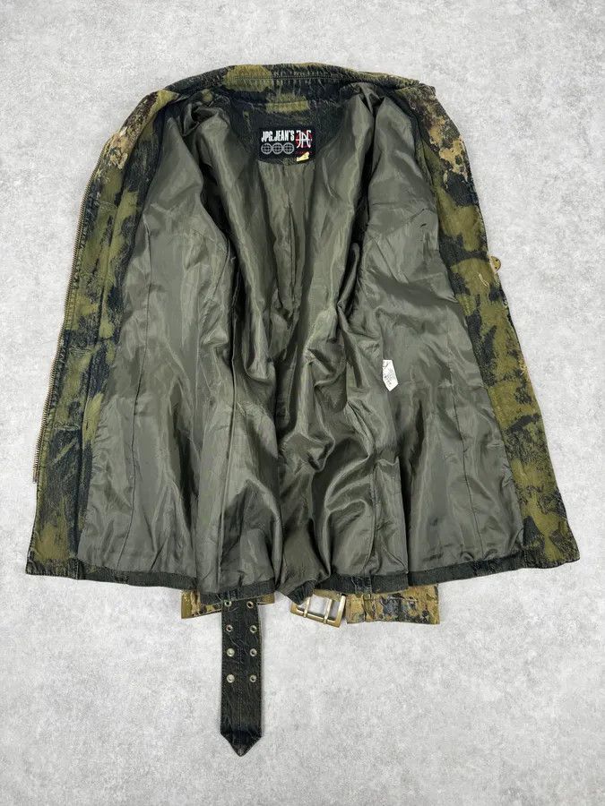 Jean Paul Gaultier 2000s Jean Paul Gaultier Earth Eroded Green Organic Velvet Jacket Size US S / EU 44-46 / 1 - 8 Thumbnail
