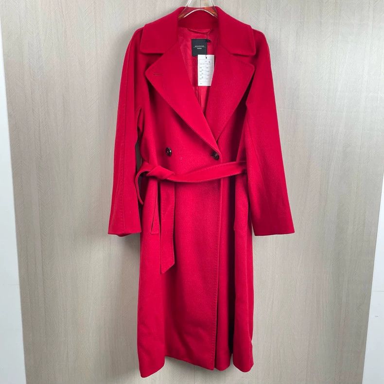 Max Mara Max Mara Classic Red Coat Size M / US 6-8 / IT 42-44 - 1 Thumbnail