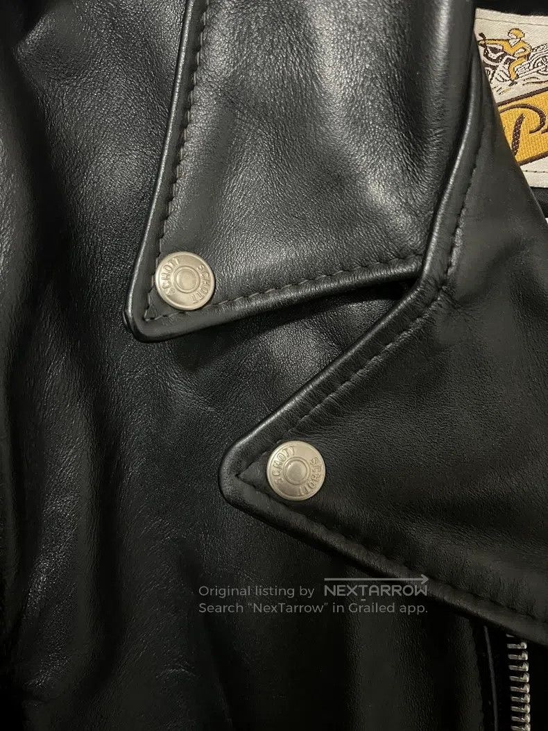 Schott Schott Heavy leather coat Size US L / EU 52-54 / 3 - 3 Thumbnail