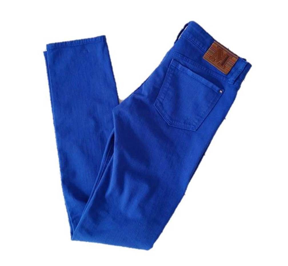 M MISSONI Low Rise 5-POCKET Jeans BLUE Made in Italy ( 27 )