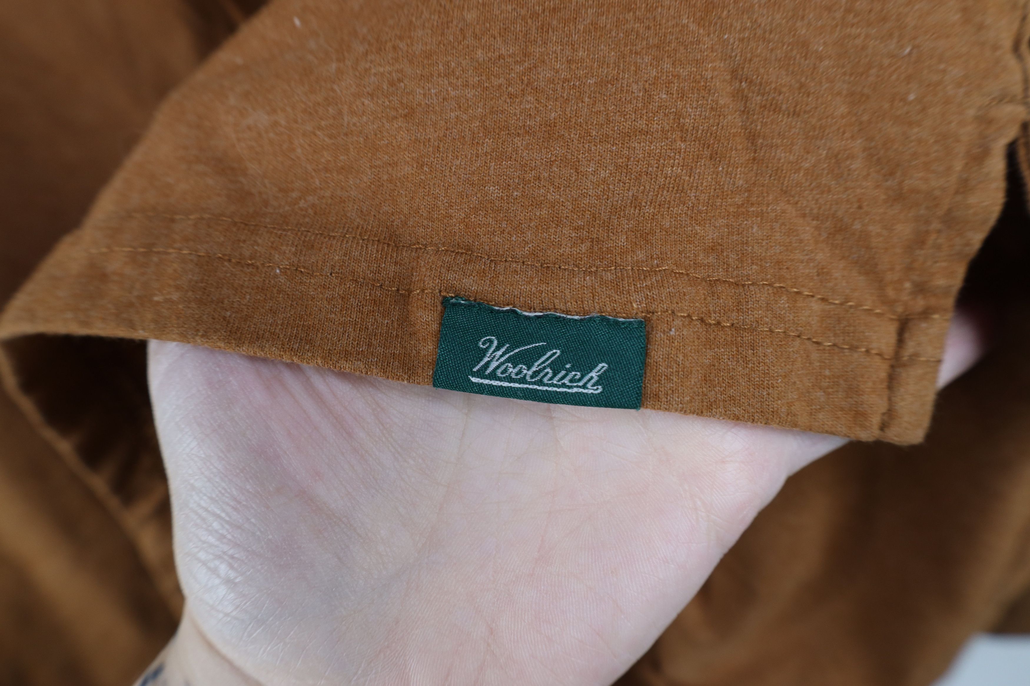 Woolrich Woolen Mills Vintage Woolrich Blank Cotton Long Sleeve Pocket T-Shirt Size US XL / EU 56 / 4 - 6 Thumbnail
