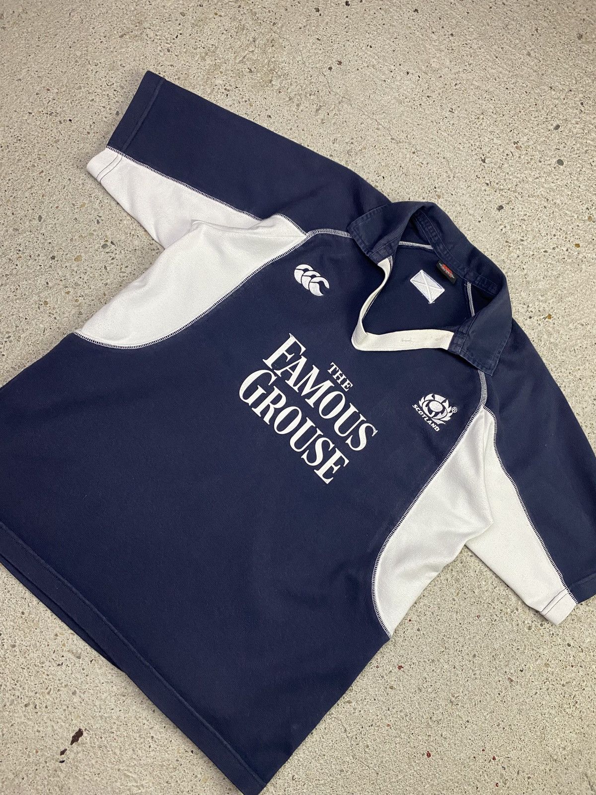 Canterbury of New Zealand Canterbury polo T-shirt Tee Navy rugby Size US M / EU 48-50 / 2 - 2 Thumbnail