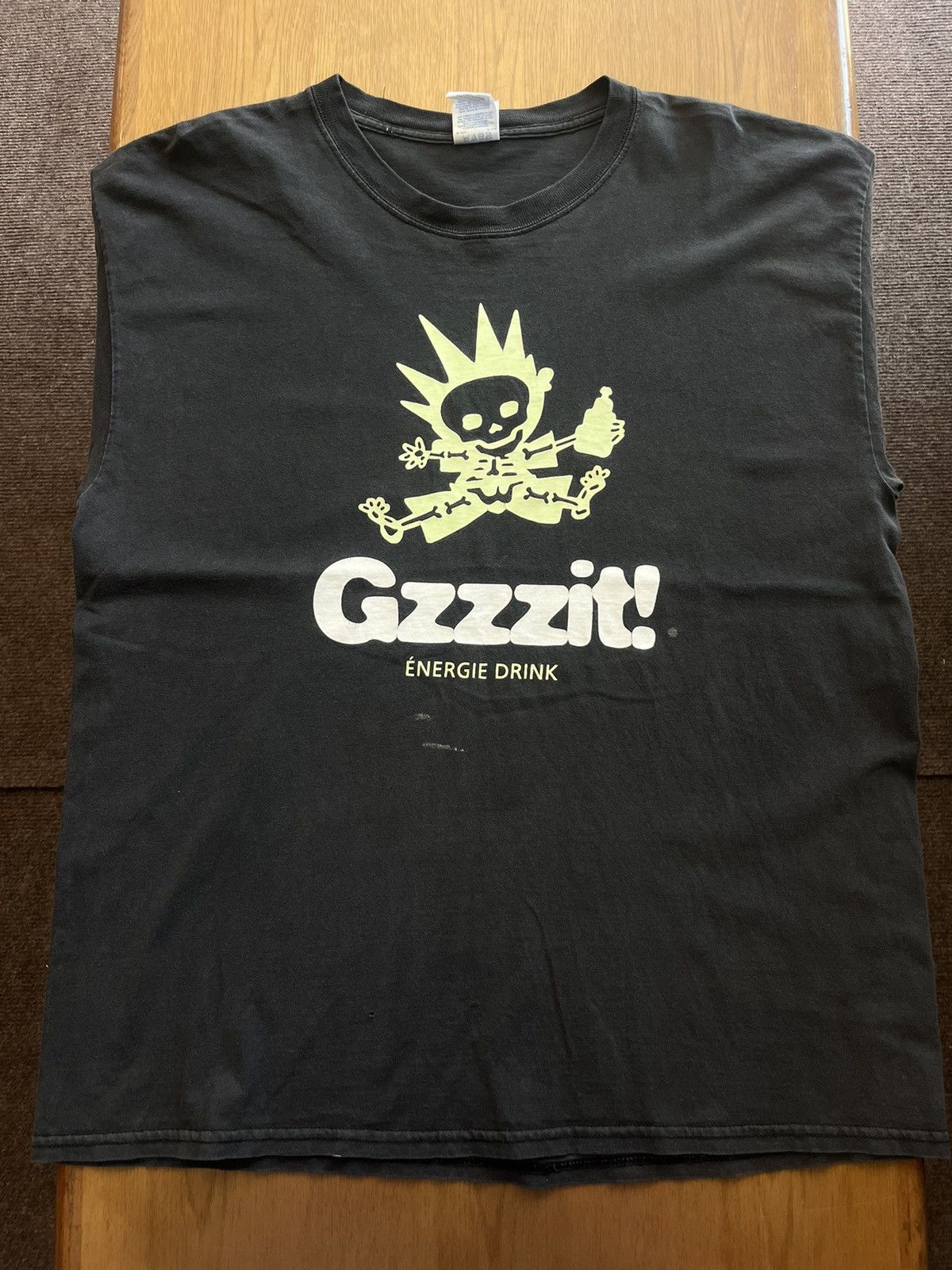 Vintage Vintage Gzzzit! Energie Drink de Sloche Fluorescent 00’s Tee Size US XL / EU 56 / 4 - 3 Thumbnail
