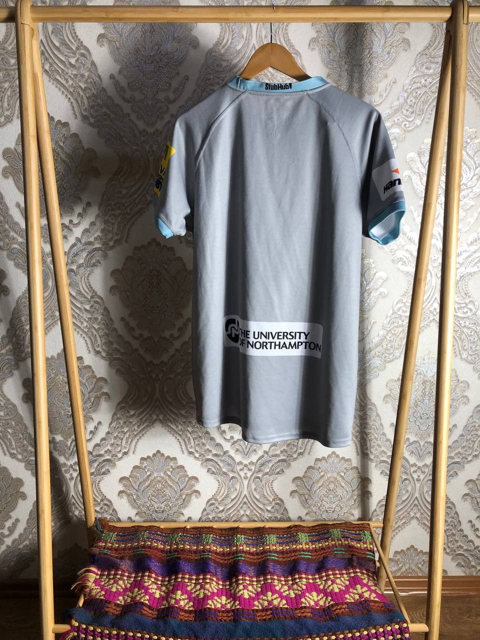 Vintage Very Rare Northampton England Rugby Football Jersey Retro Size US L / EU 52-54 / 3 - 8 Thumbnail