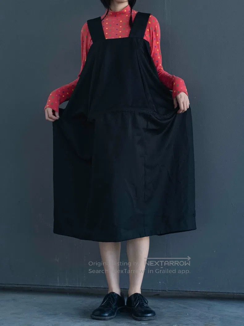 Comme des Garcons Comme Des Garcons Main Line Black Fishbone Suspender Skirt Size S / US 4 / IT 40 - 1 Thumbnail