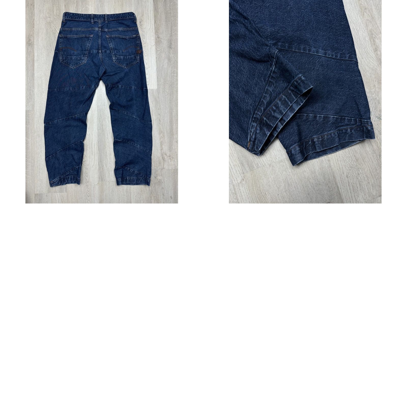 G-Star G-Star RAW Spiraq 3D Loose Denim Jeans Pant Men's 32 Blue Cotton Denim Straight Inseam 32" Waist 32" Size 32 jeans Size US 32 / EU 48 - 8 Thumbnail