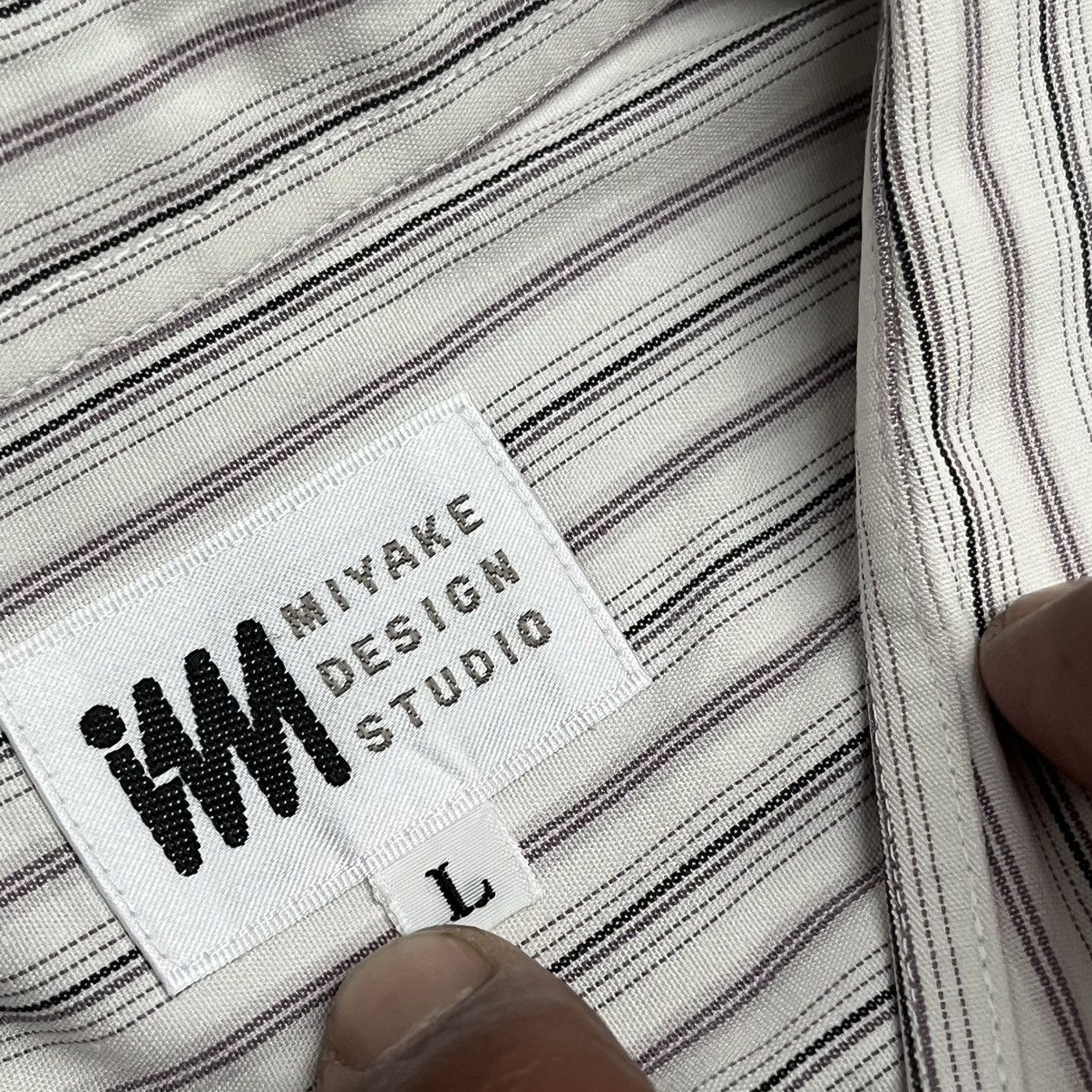 Issey Miyake Vintage 90s ISSEY MIYAKE Buttom Ups Shirt Striped Size US L / EU 52-54 / 3 - 5 Thumbnail