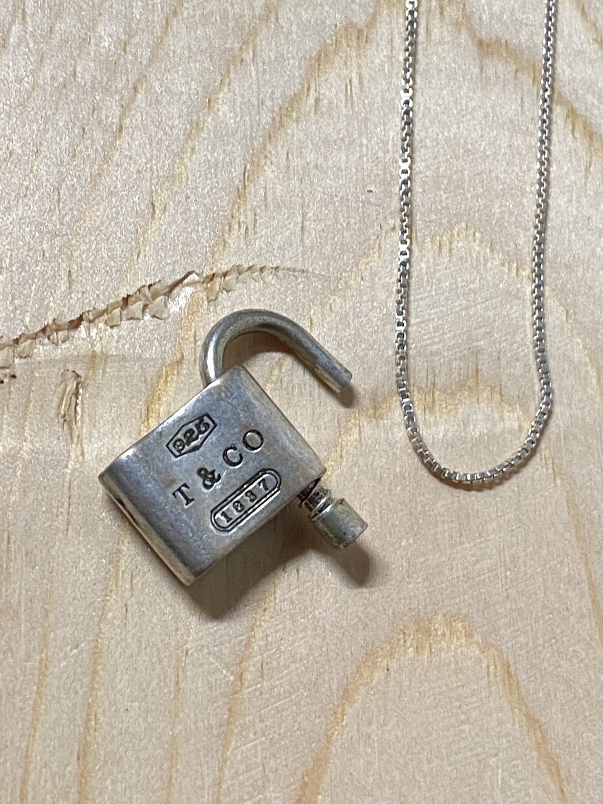 Tiffany & Co. Tiffany & Co Heart Lock Pendant Sterling Silver Necklace Size ONE SIZE - 10 Thumbnail