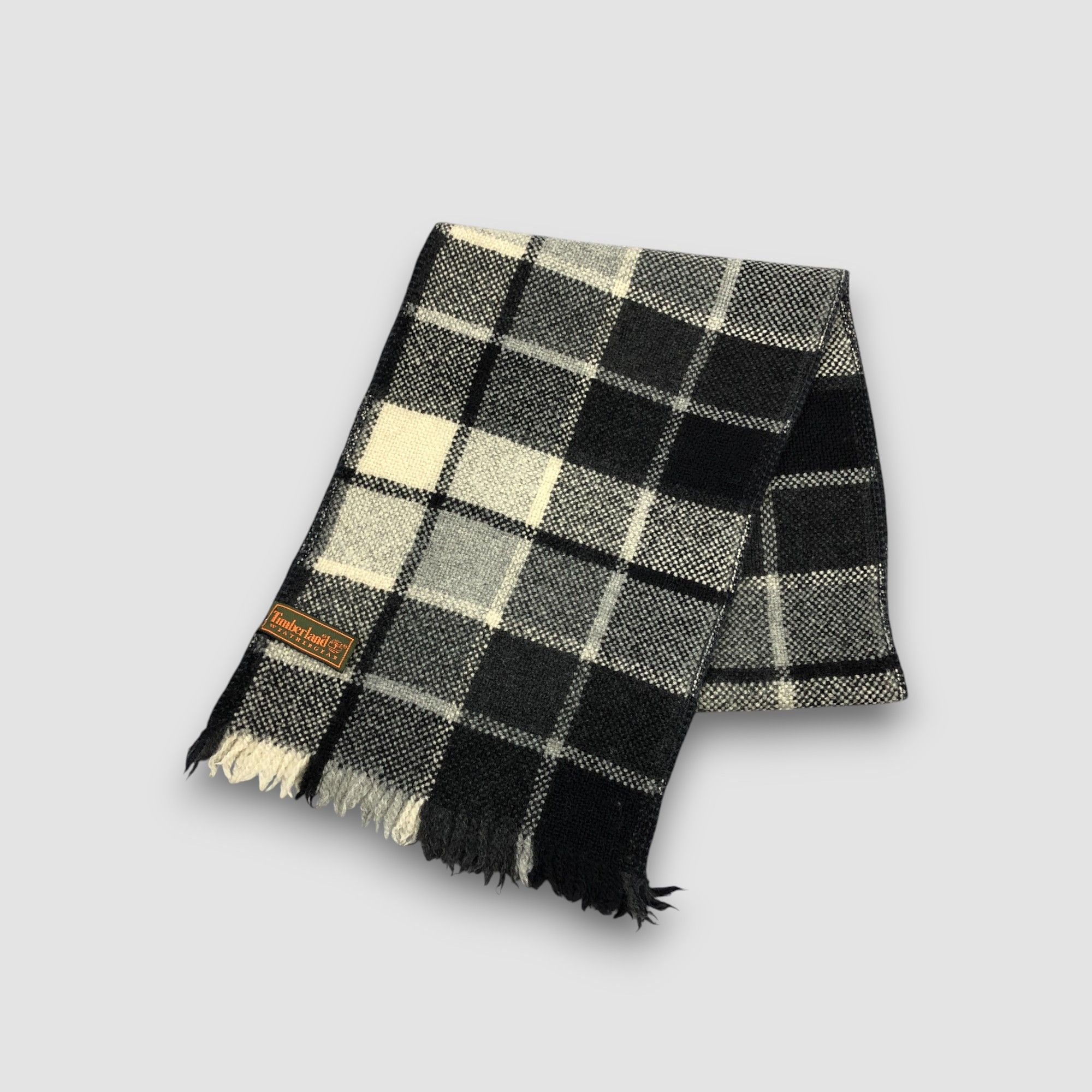 Timberland Vintage Timberland Scarf Muffler Knit Wool Cashmere Scarves Size ONE SIZE - 4 Thumbnail