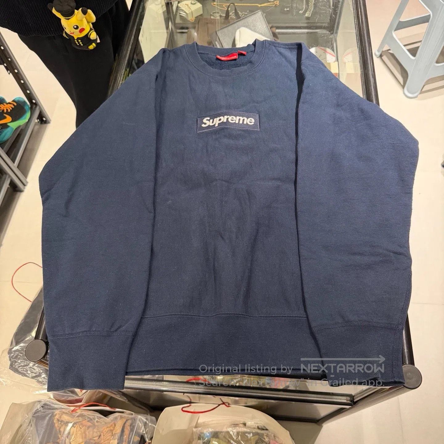 Supreme Supreme Box Logo Blue Hoodie. Size US L / EU 52-54 / 3 - 3 Thumbnail