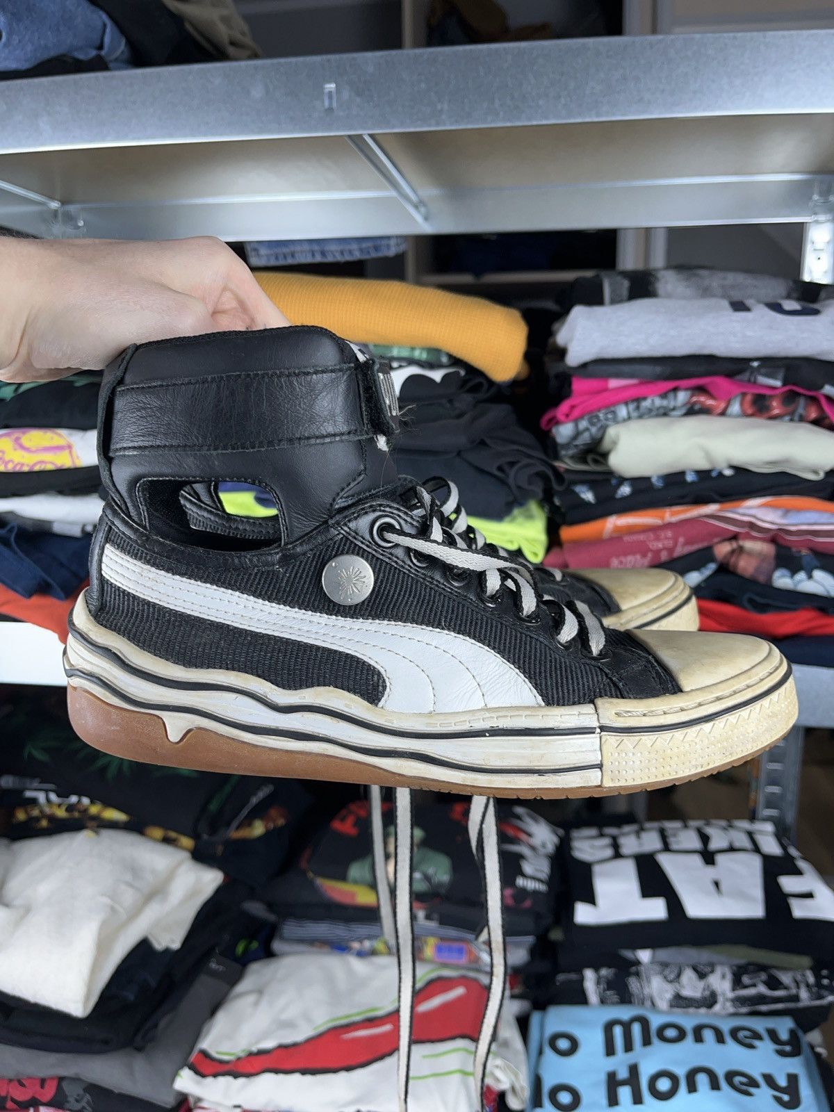 Puma Puma x mihara yasuhiro high top sneakers boxing style rare Size US 7 / IT 37 - 2 Thumbnail