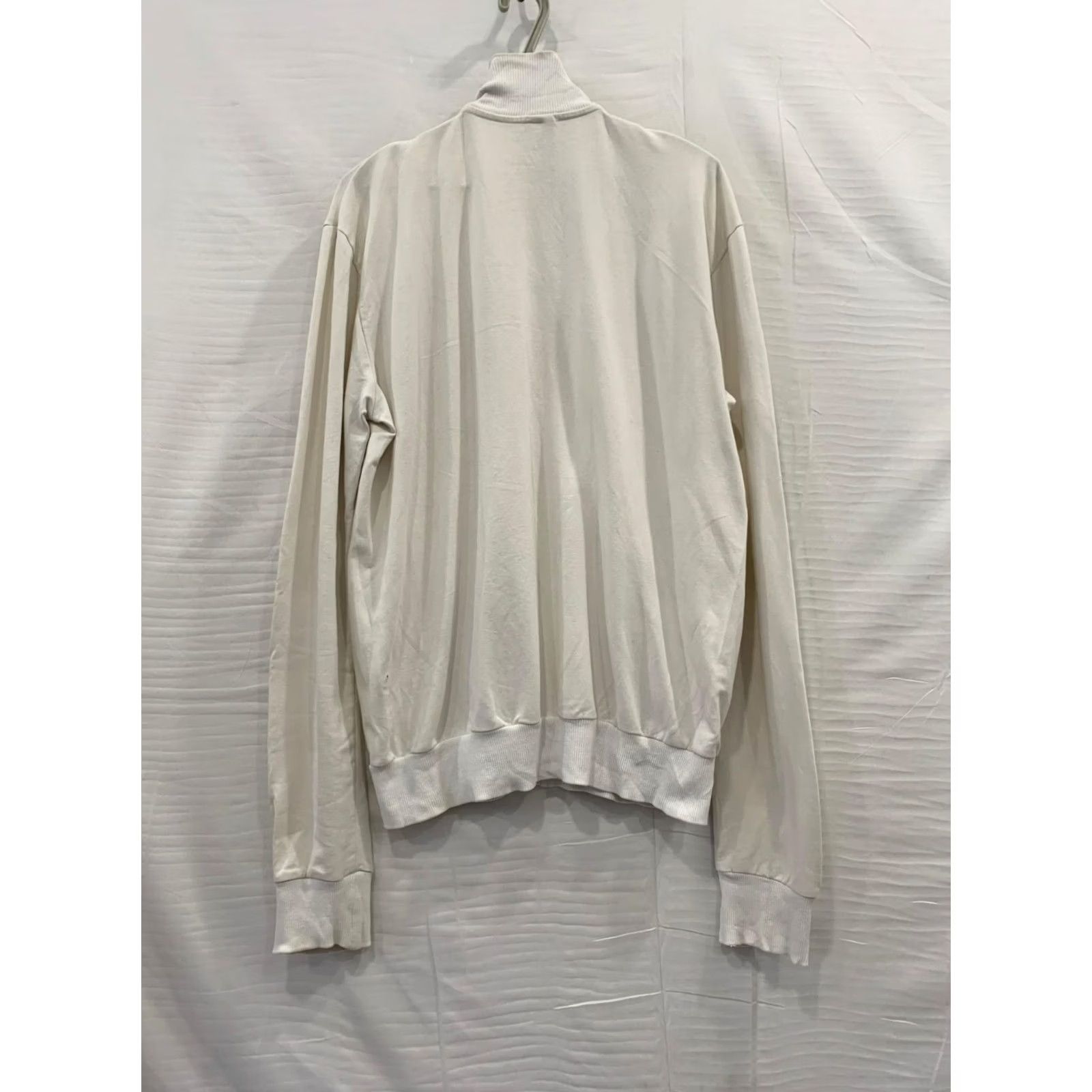 Vintage Bikkembergs Zip-Up Track Jacket Men’s M White Full Zip Ribbed Collar Sports Vintage? Size US M / EU 48-50 / 2 - 2 Thumbnail