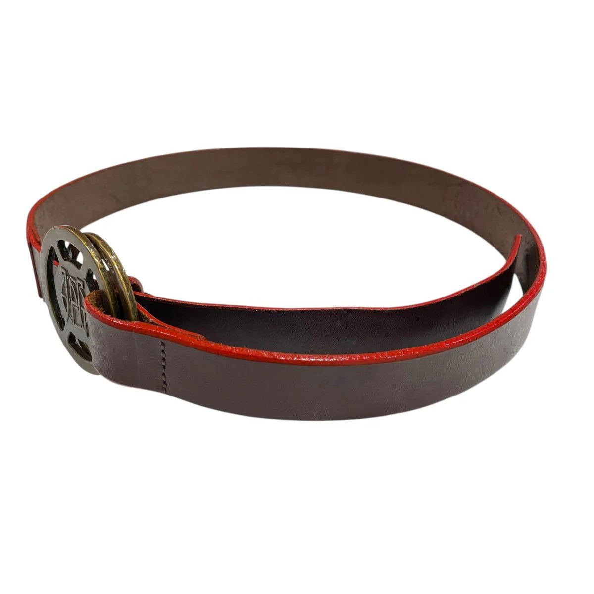 Jean Paul Gaultier Archive Logo Leather Belt Size ONE SIZE - 3 Thumbnail