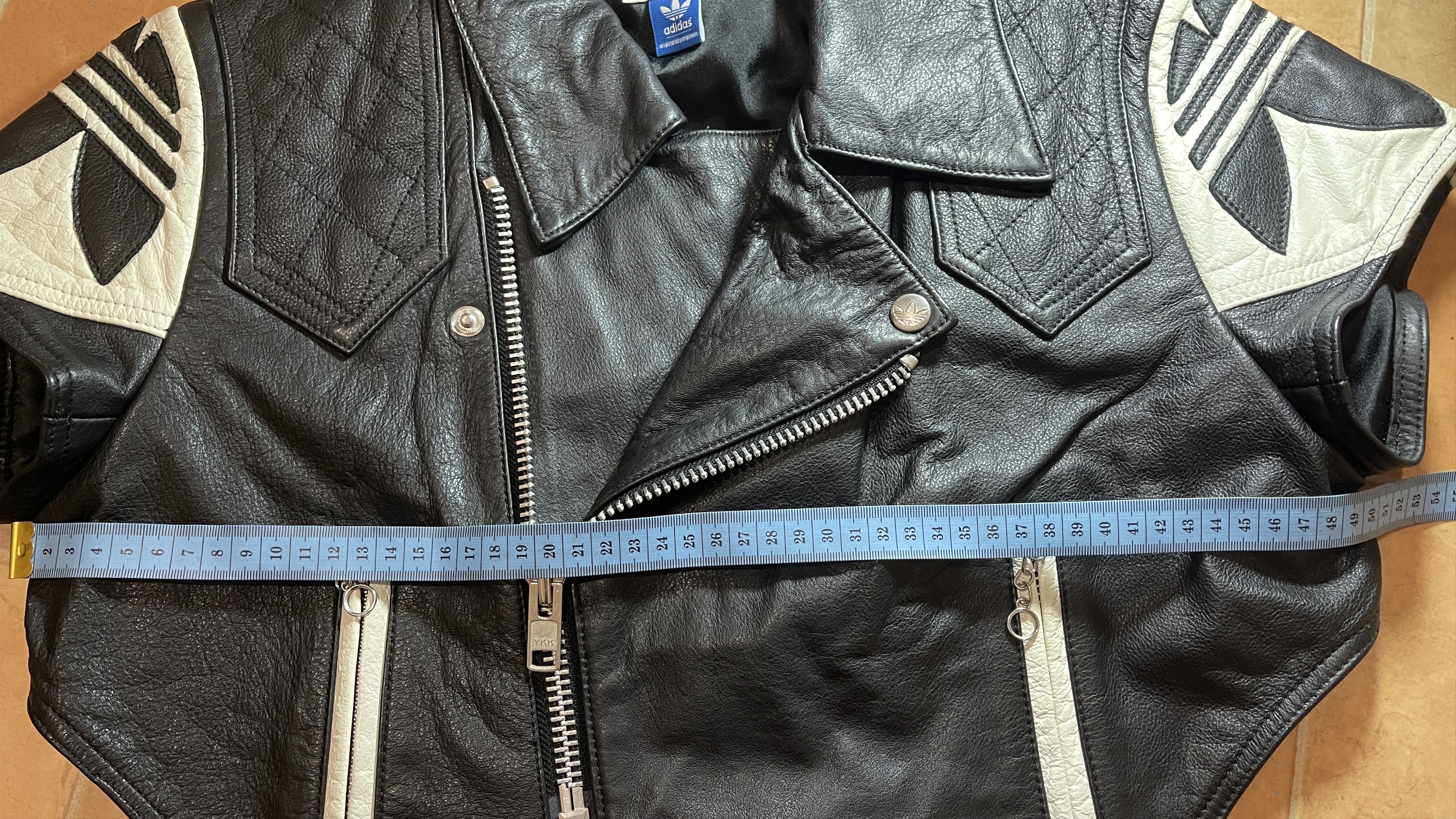 Adidas × Jeremy Scott Adidas Jeremy Scott leather biker jacket, Wings vest, O27140 Size S / US 4 / IT 40 - 17 Thumbnail