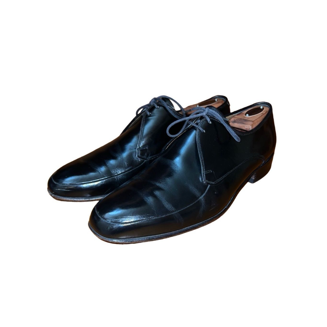 Barkers Barkers Shoes Handmade Black 2 Eyelet Derby Dress Shoes 9.5 Size US 9.5 / EU 42-43 - 2 Thumbnail