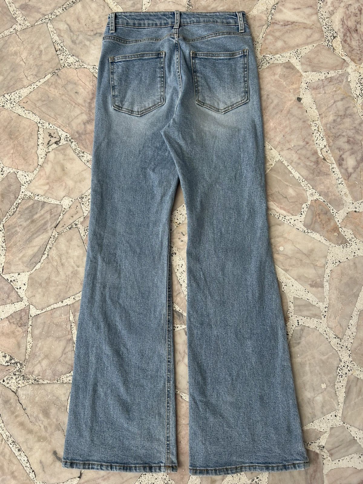 Japanese Brand Monster Japan Flare Denim Jeans Size US 28 / EU 44 - 2 Thumbnail