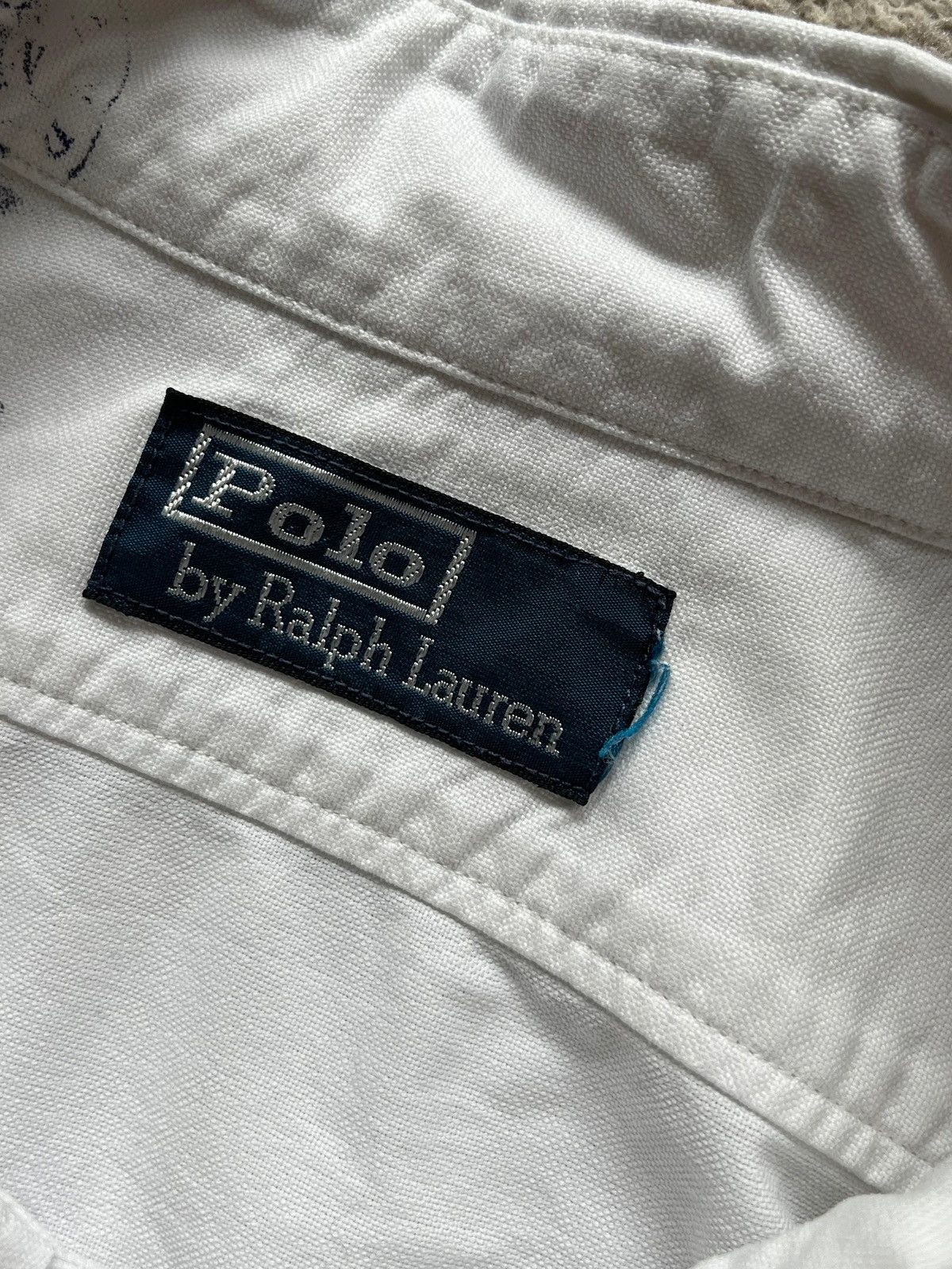 Ralph Lauren Polo Ralph Lauren Sz XXL / 38 Shirt #43 White 2000s Size US XXL / EU 58 / 5 - 5 Thumbnail