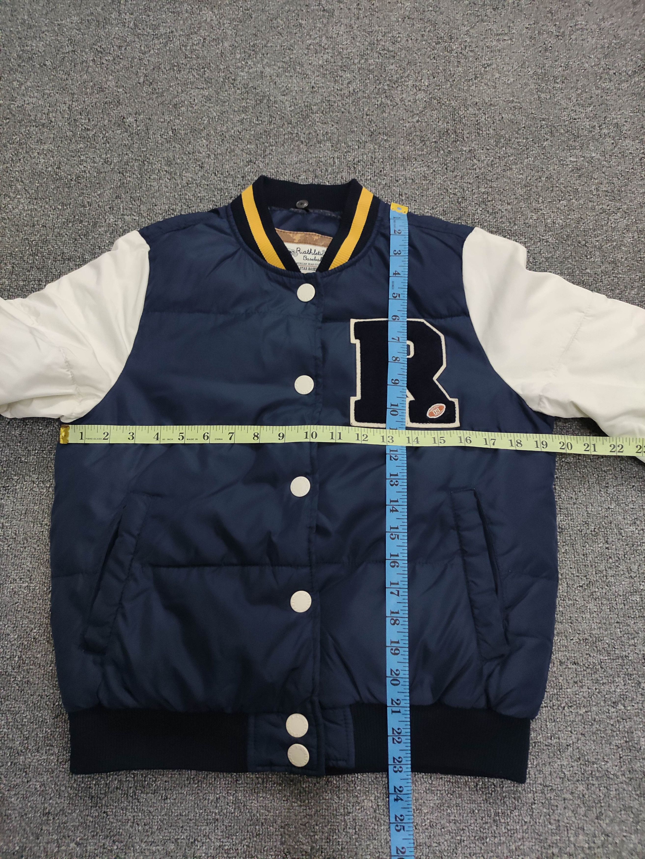 Japanese Brand Vintage R.Athletic Varsity Puffer Jacket Snap Button Size US S / EU 44-46 / 1 - 12 Thumbnail